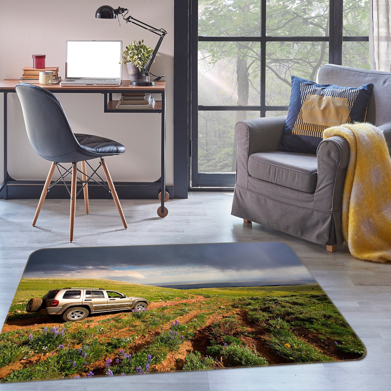 3D Grass Car 68093 Vehicle Non Slip Rug Mat