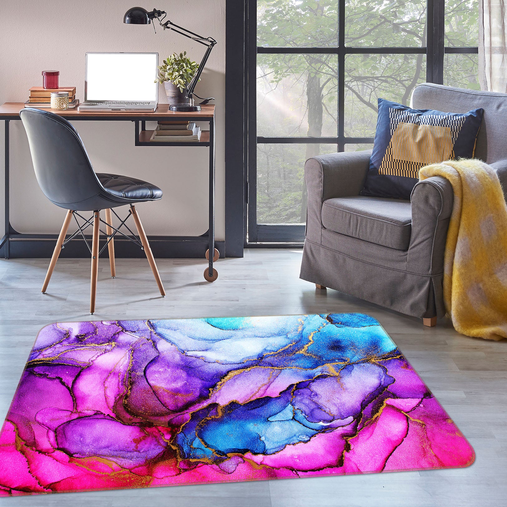 3D Pattern 30171 Non Slip Rug Mat
