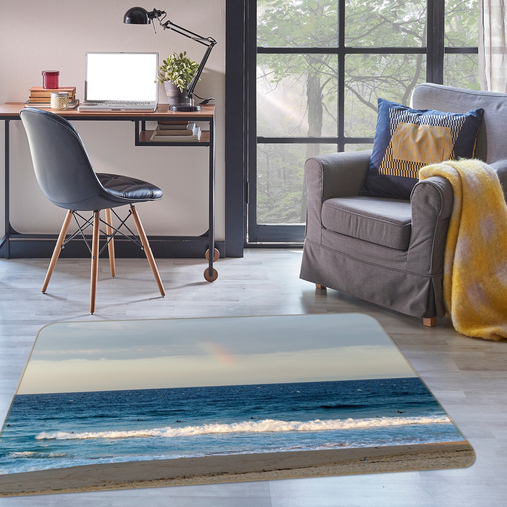 3D Seaside 65122 Non Slip Rug Mat
