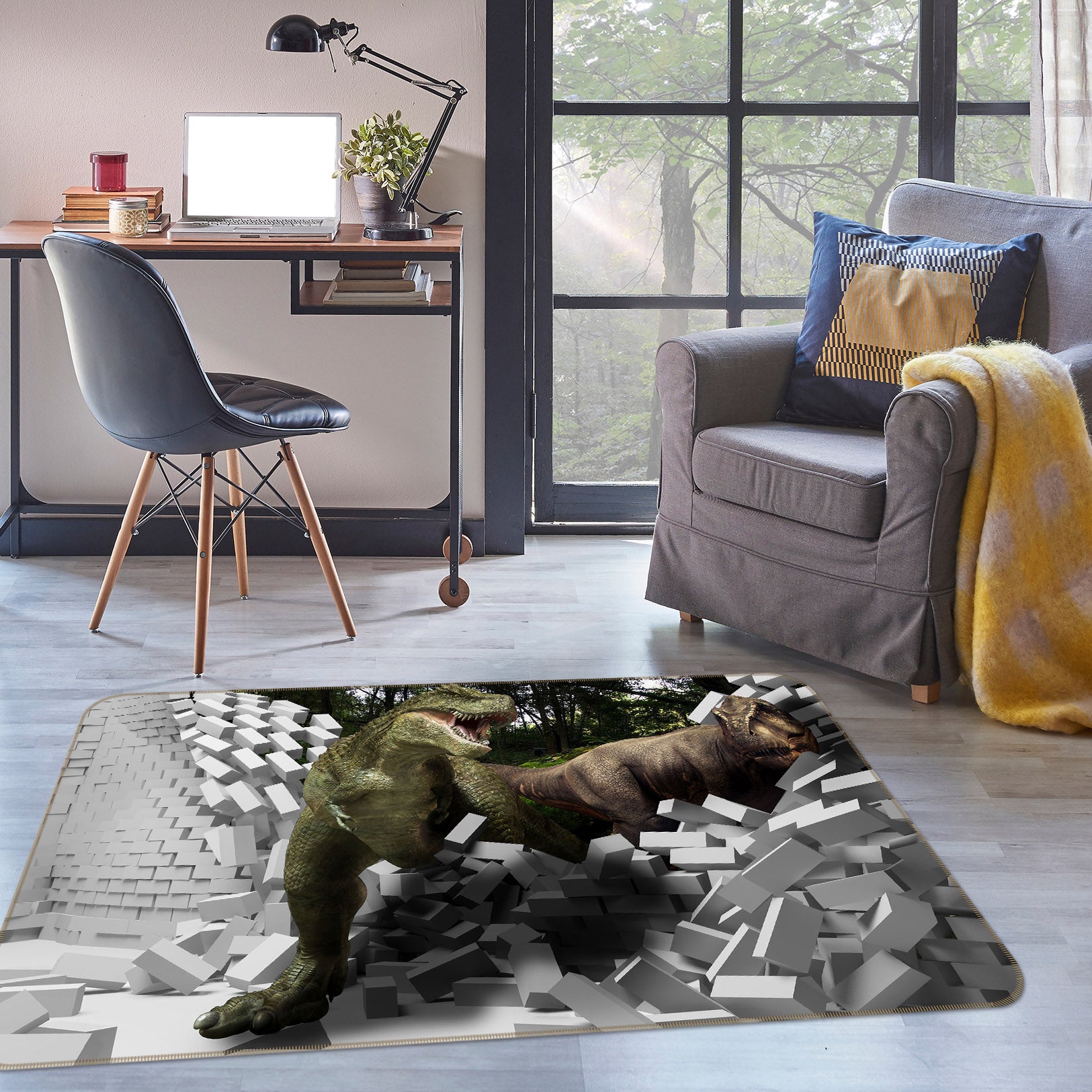 3D Dinosaur 35156 Non Slip Rug Mat