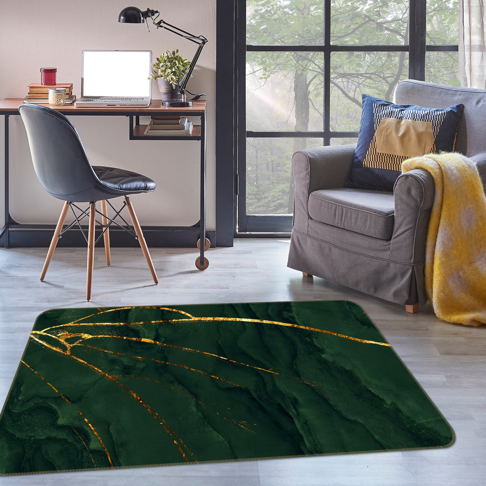3D Marbling 36086 Non Slip Rug Mat