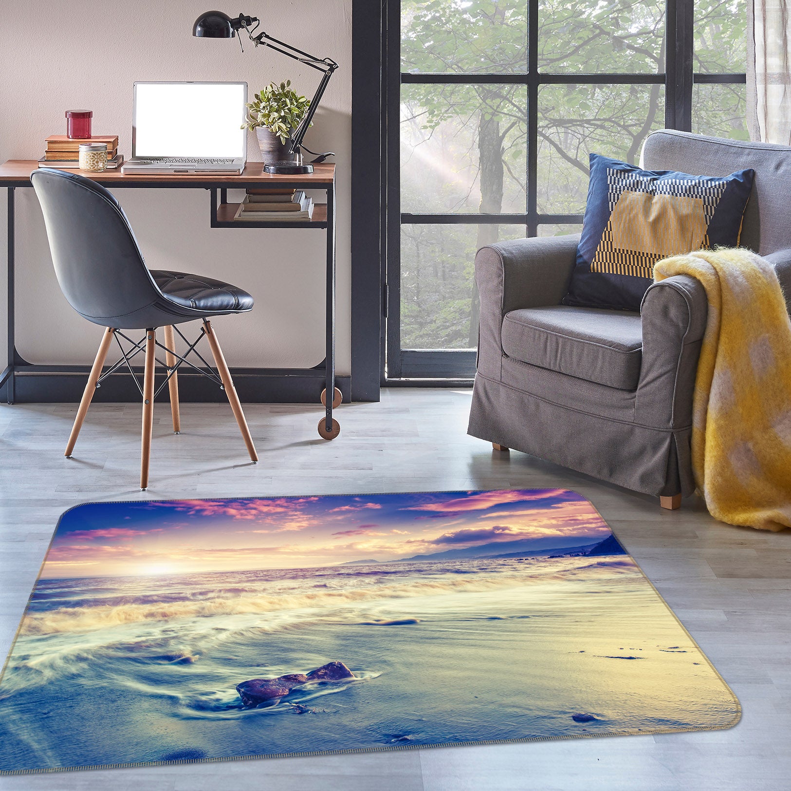 3D Seaside 35030 Non Slip Rug Mat