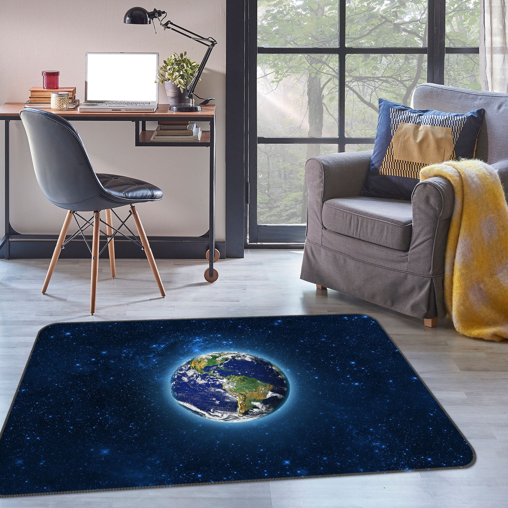3D Earth 35100 Non Slip Rug Mat