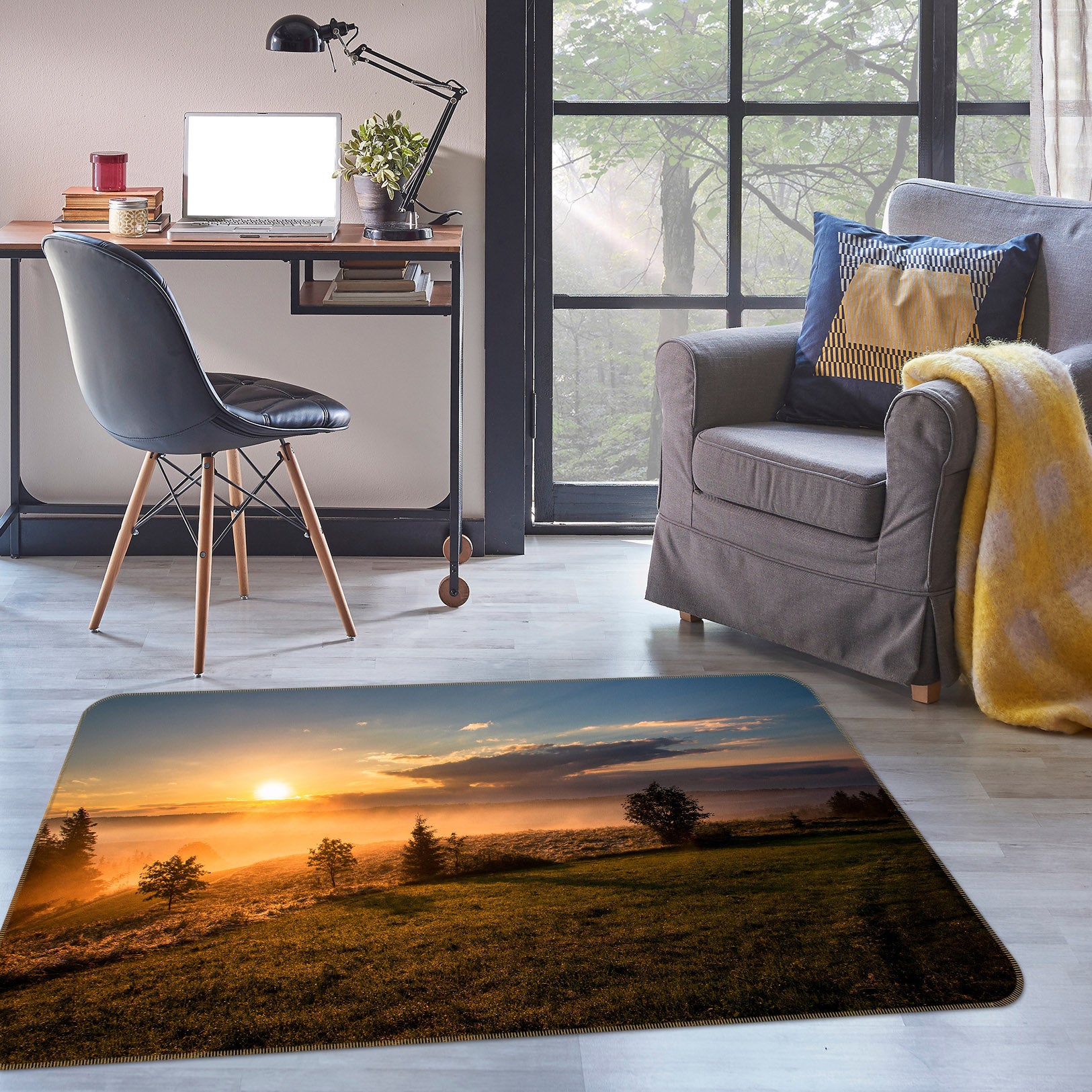 3D Grassland 36123 Non Slip Rug Mat
