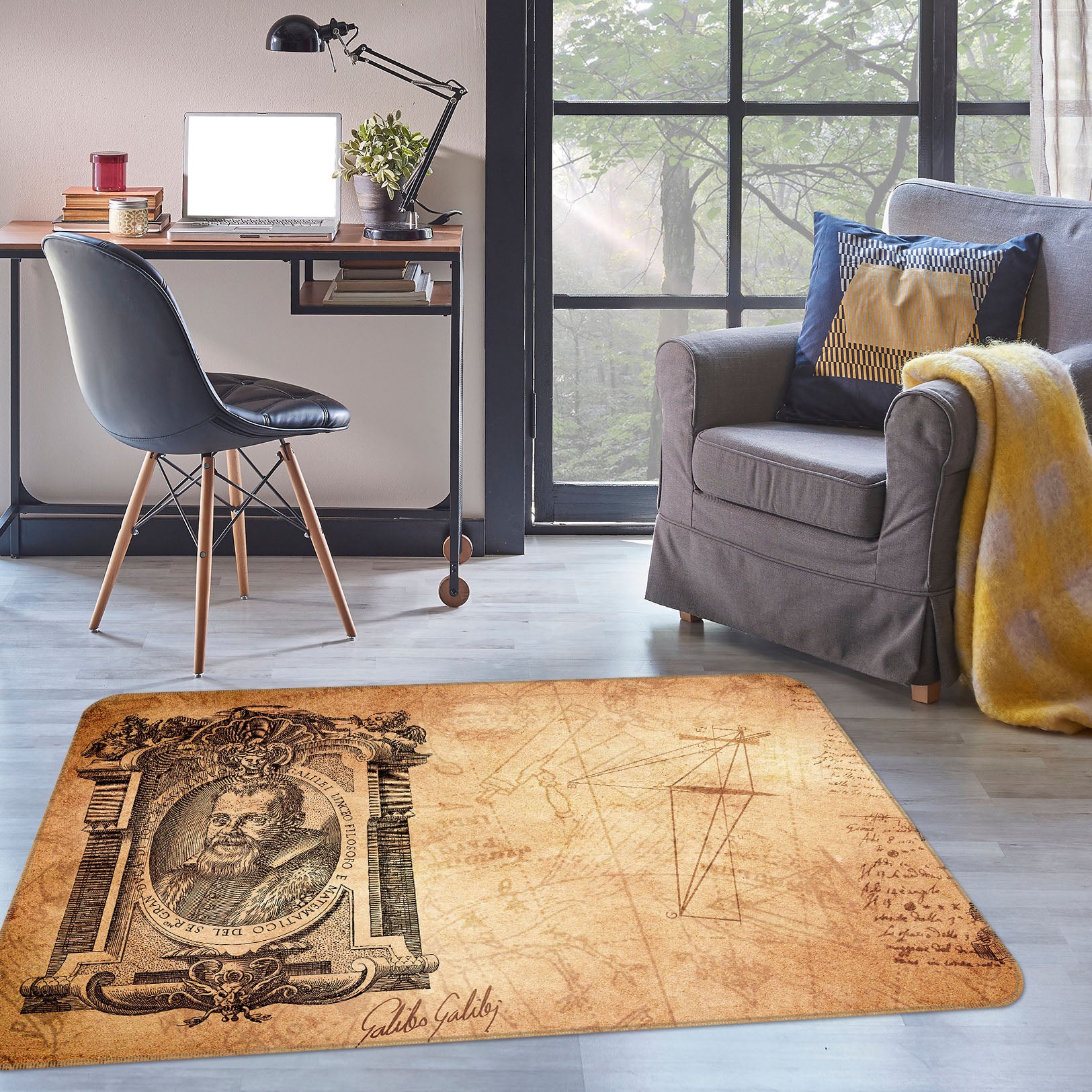 3D Hang Like 36162 Non Slip Rug Mat