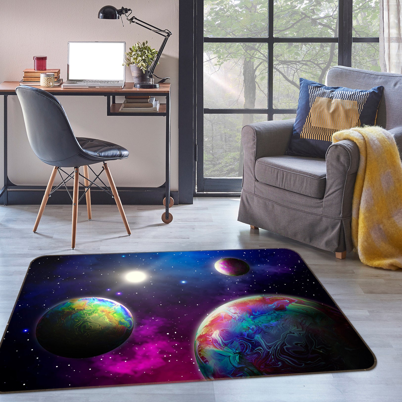 3D Planet 30191 Non Slip Rug Mat