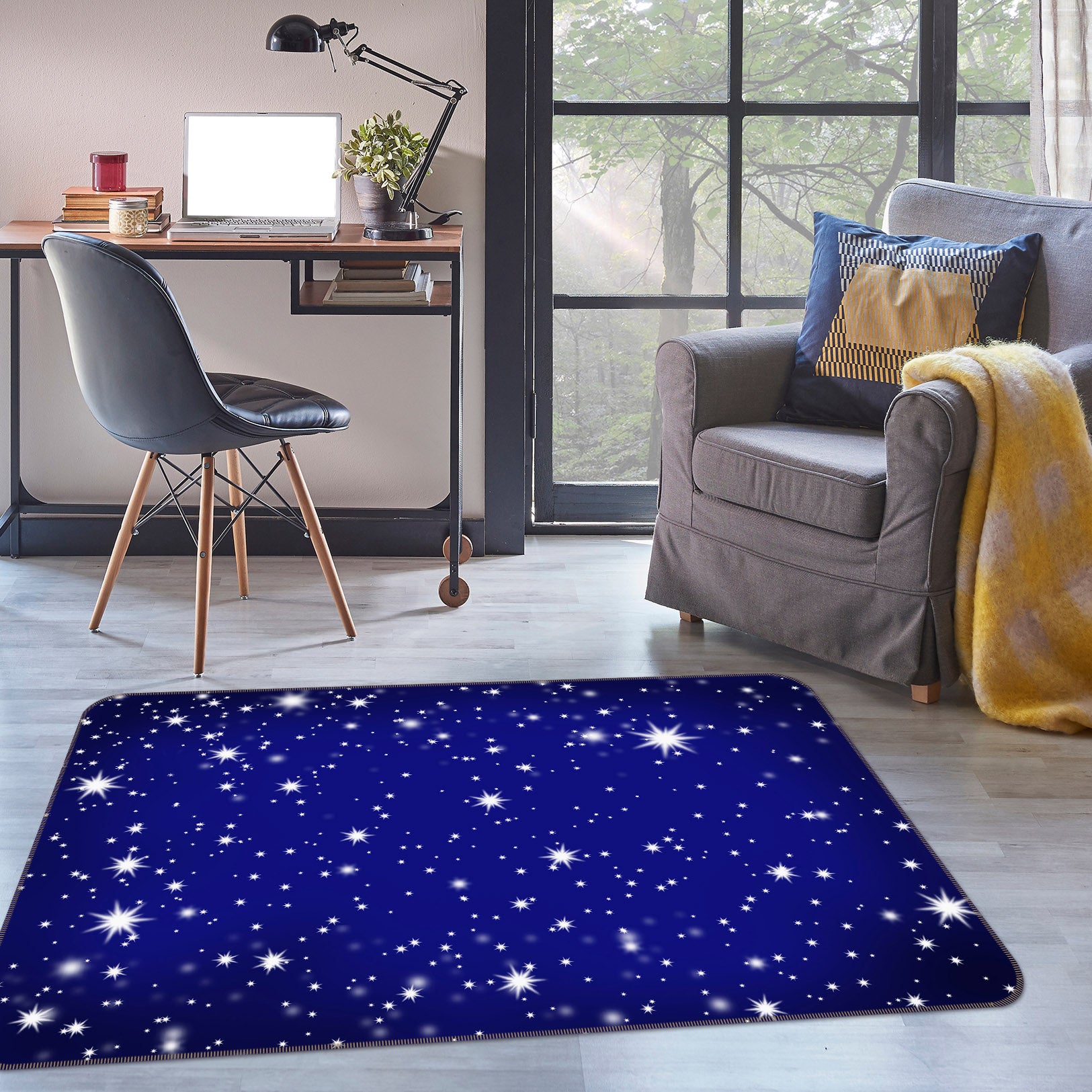 3D Starry sky 31144 Non Slip Rug Mat
