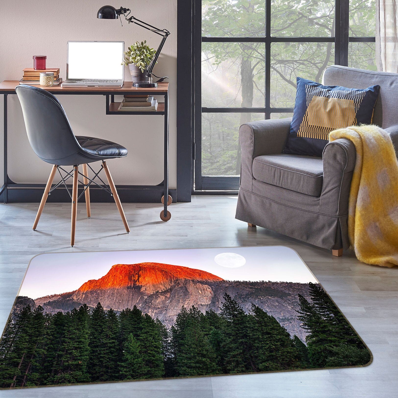 3D Red Valley 1174 Marco Carmassi Rug Non Slip Rug Mat Mat AJ Creativity Home 