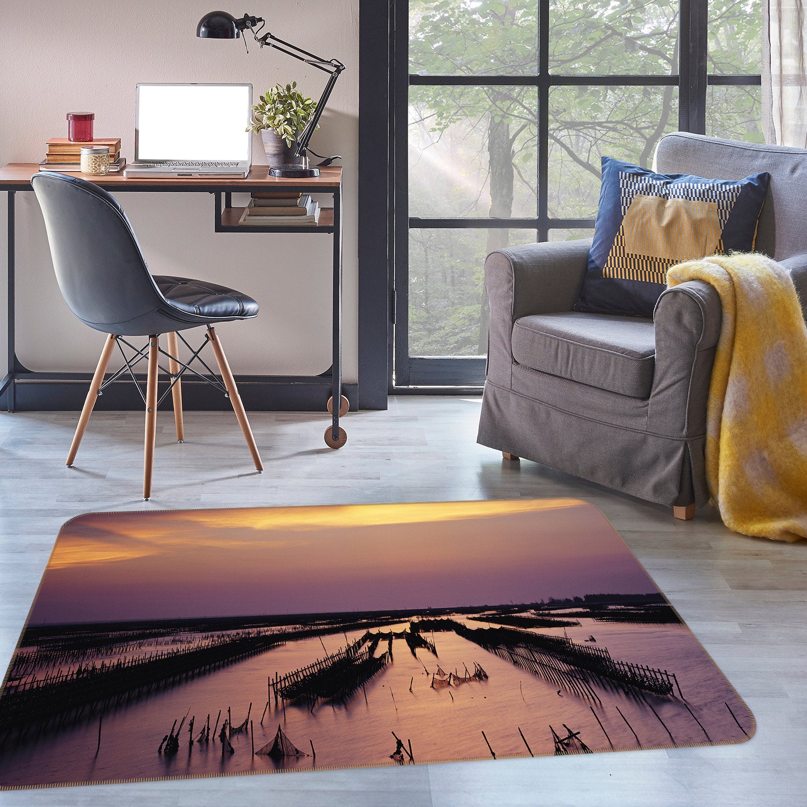3D Pond 75269 Non Slip Rug Mat