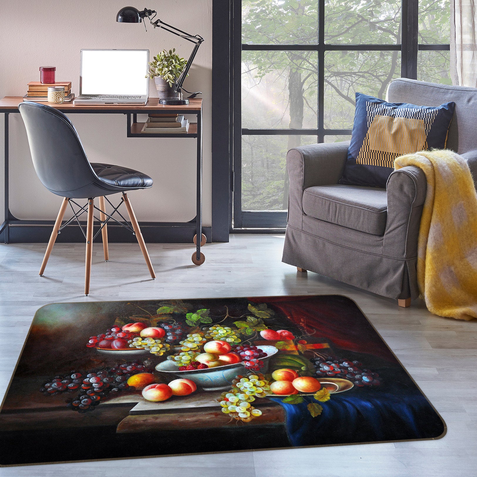 3D Fruit Tray 76010 Non Slip Rug Mat