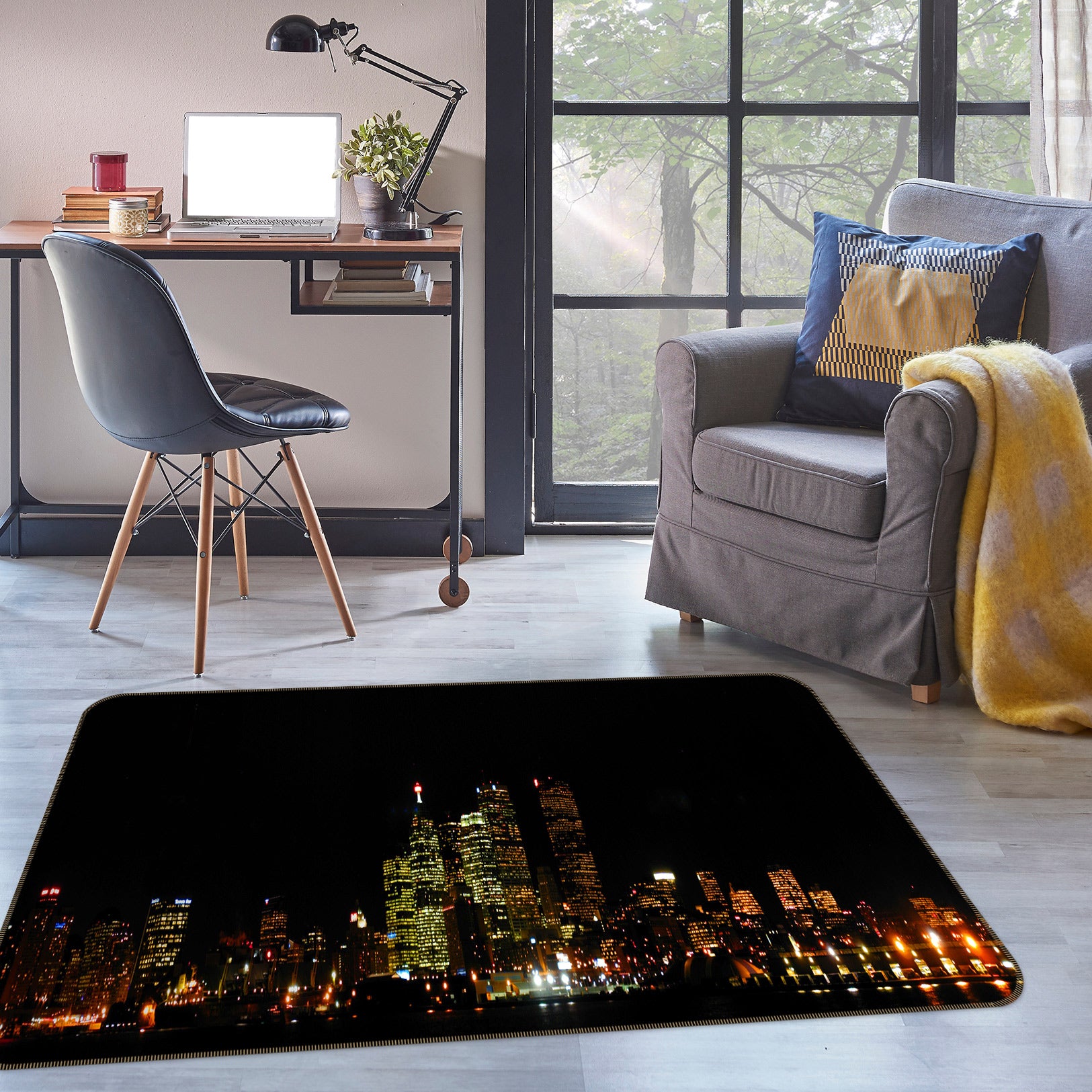 3D Building 75276 Non Slip Rug Mat