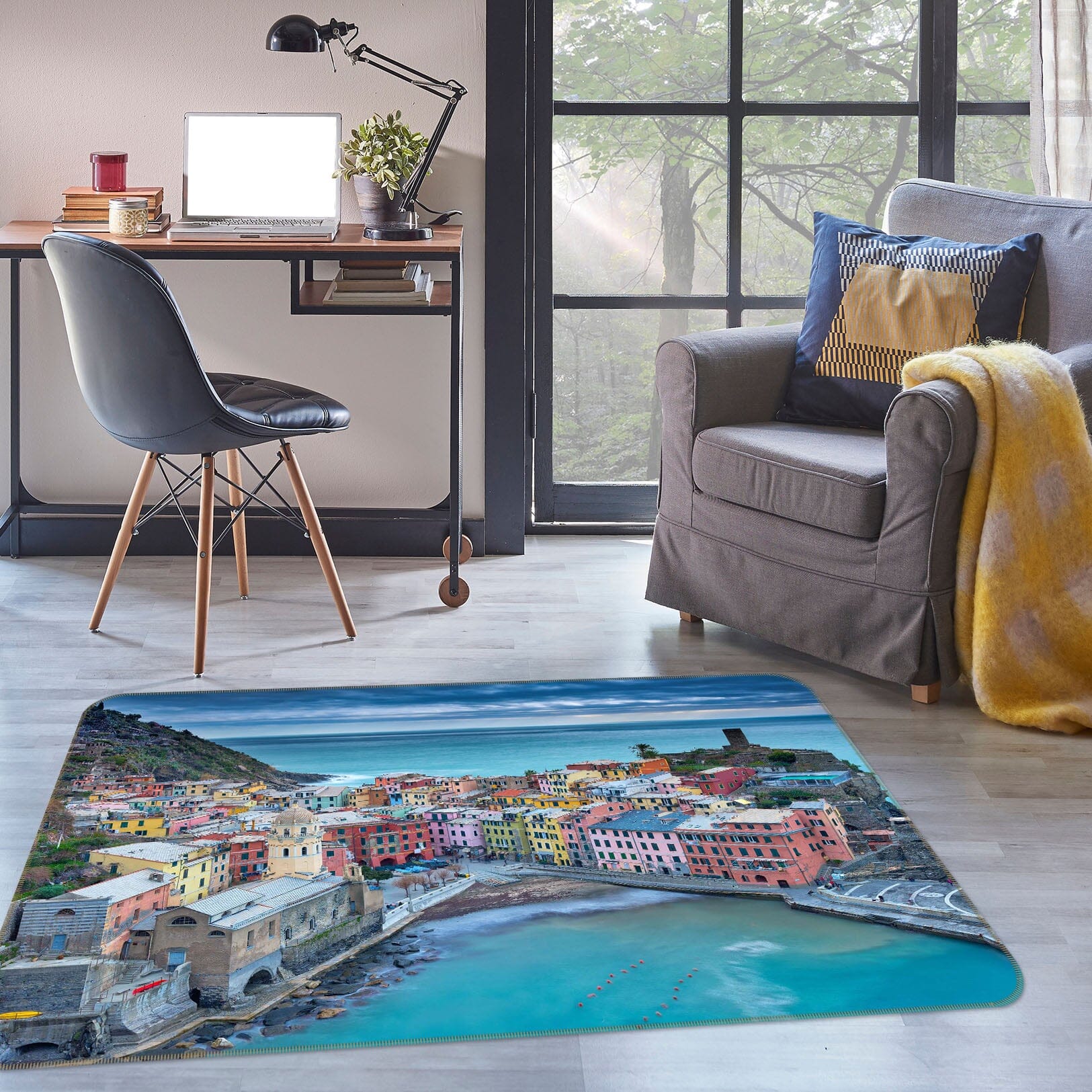 3D Water City 1184 Marco Carmassi Rug Non Slip Rug Mat Mat AJ Creativity Home 