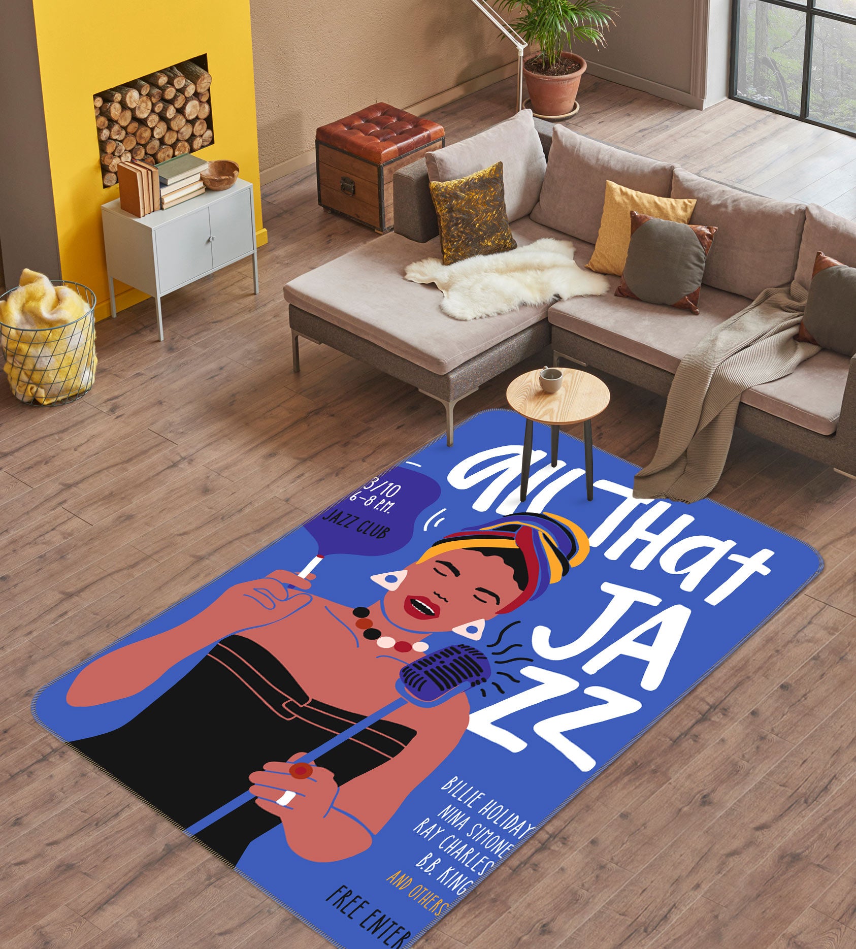 3D To Sing 37109 Non Slip Rug Mat