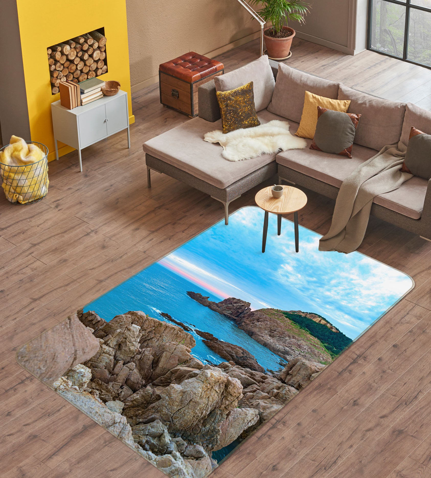3D Sea Reef 26205 Non Slip Rug Mat