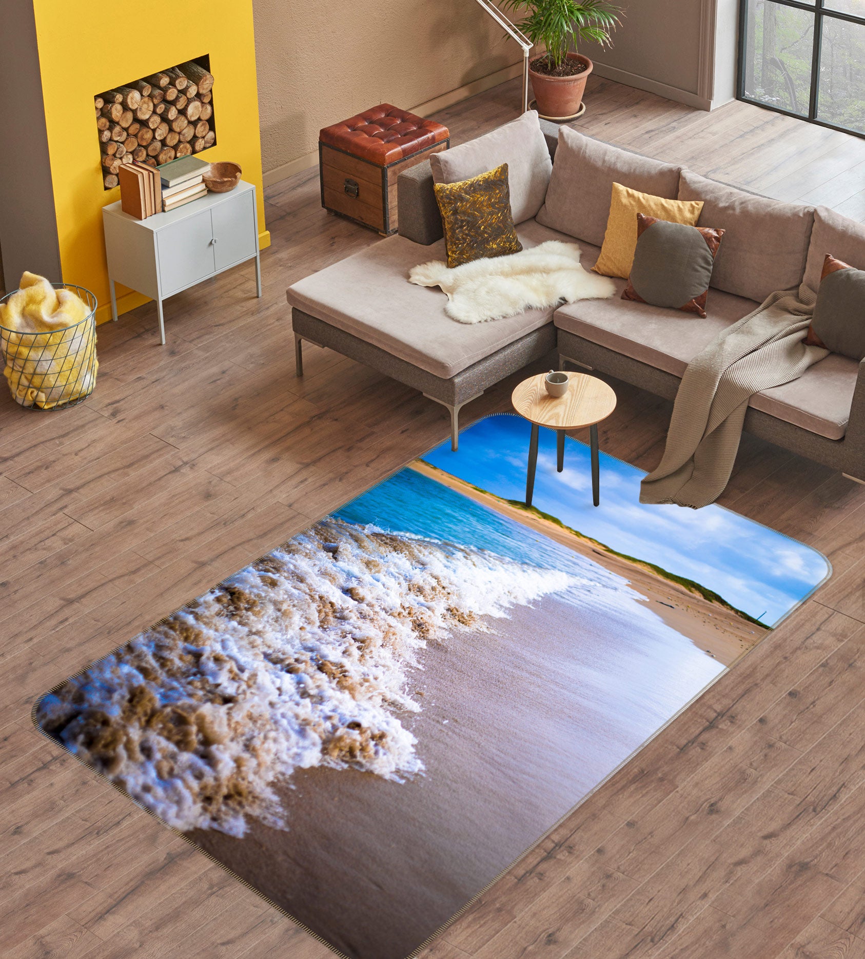 3D Seaside 27006 Non Slip Rug Mat