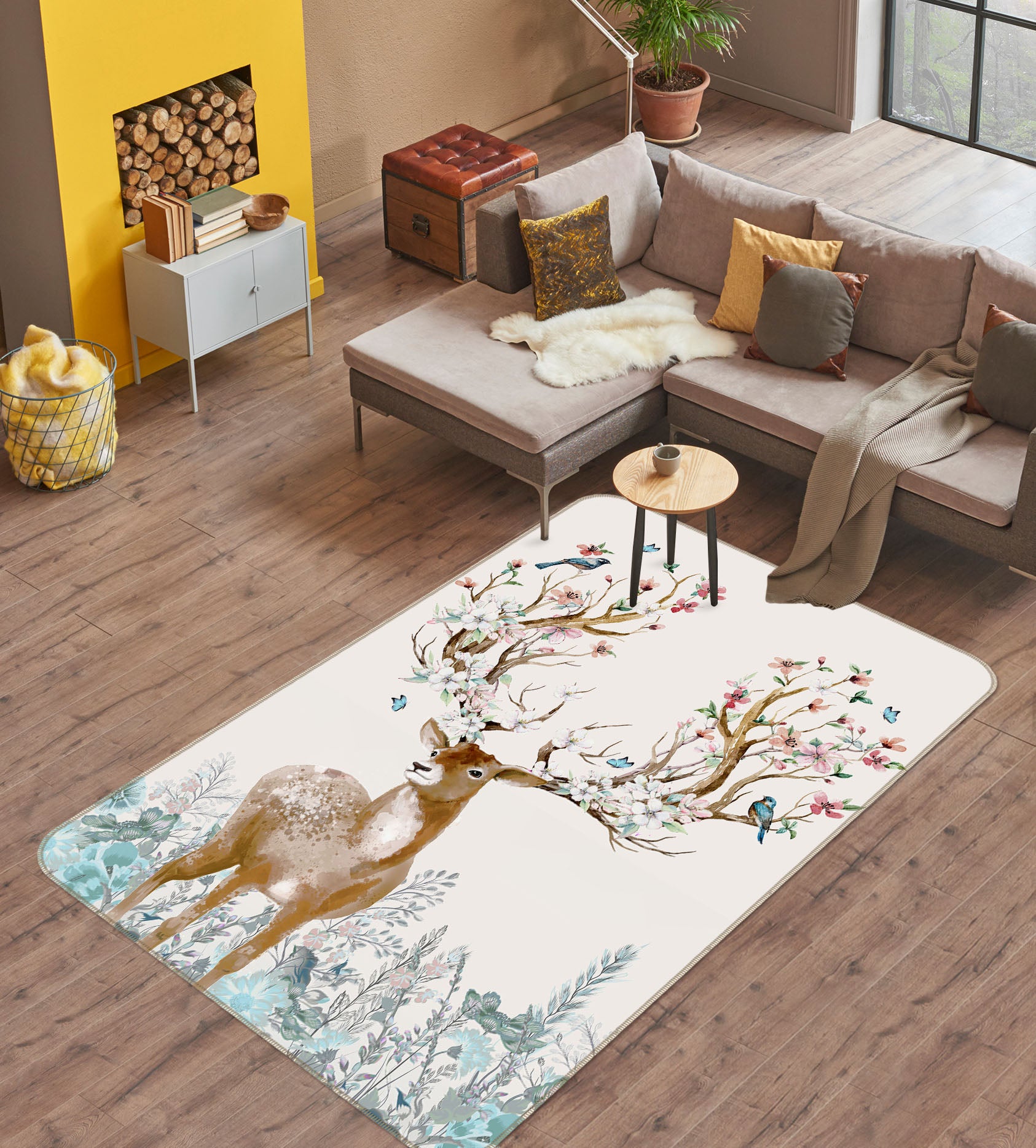 3D Deer 34103 Non Slip Rug Mat