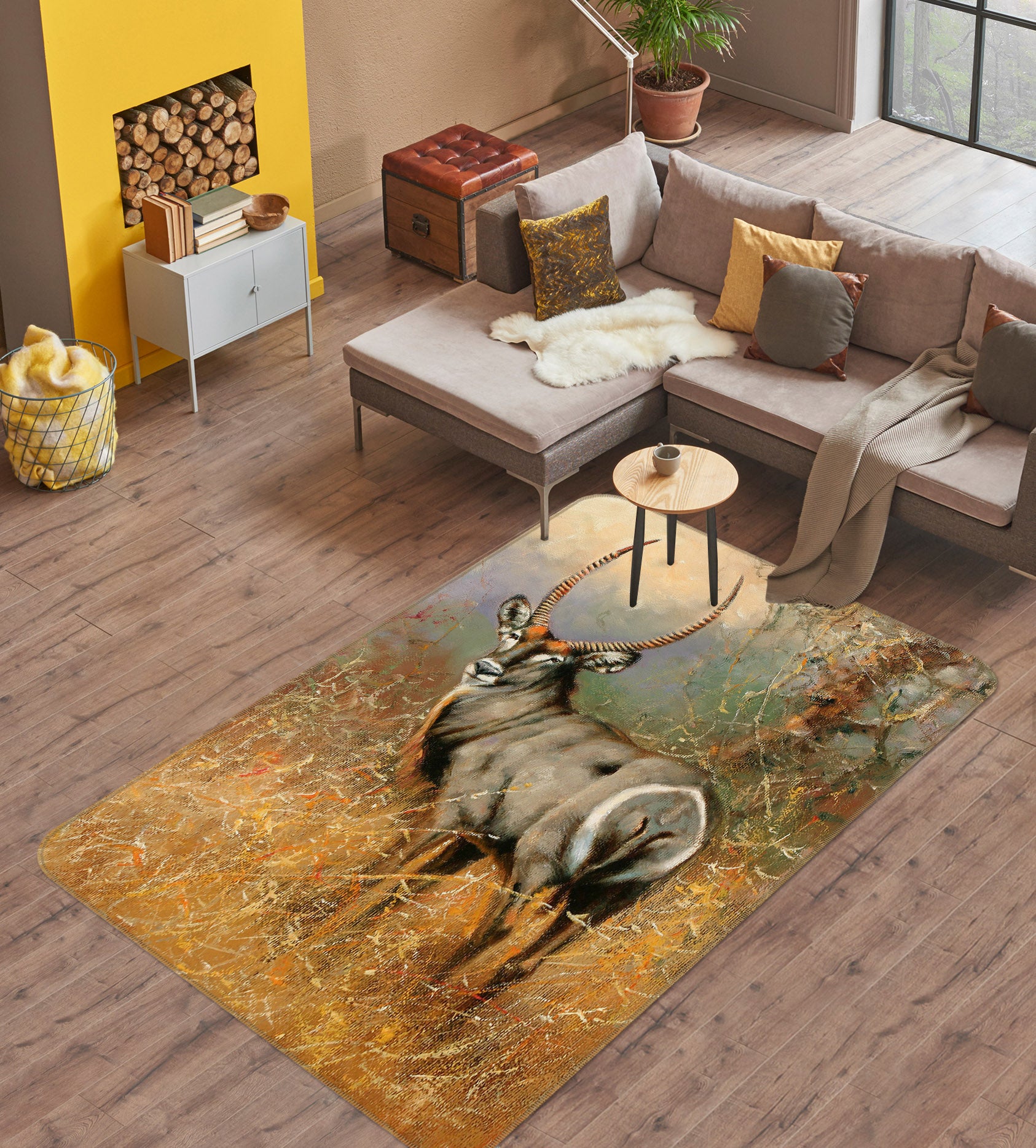 3D Antelope 33191 Non Slip Rug Mat