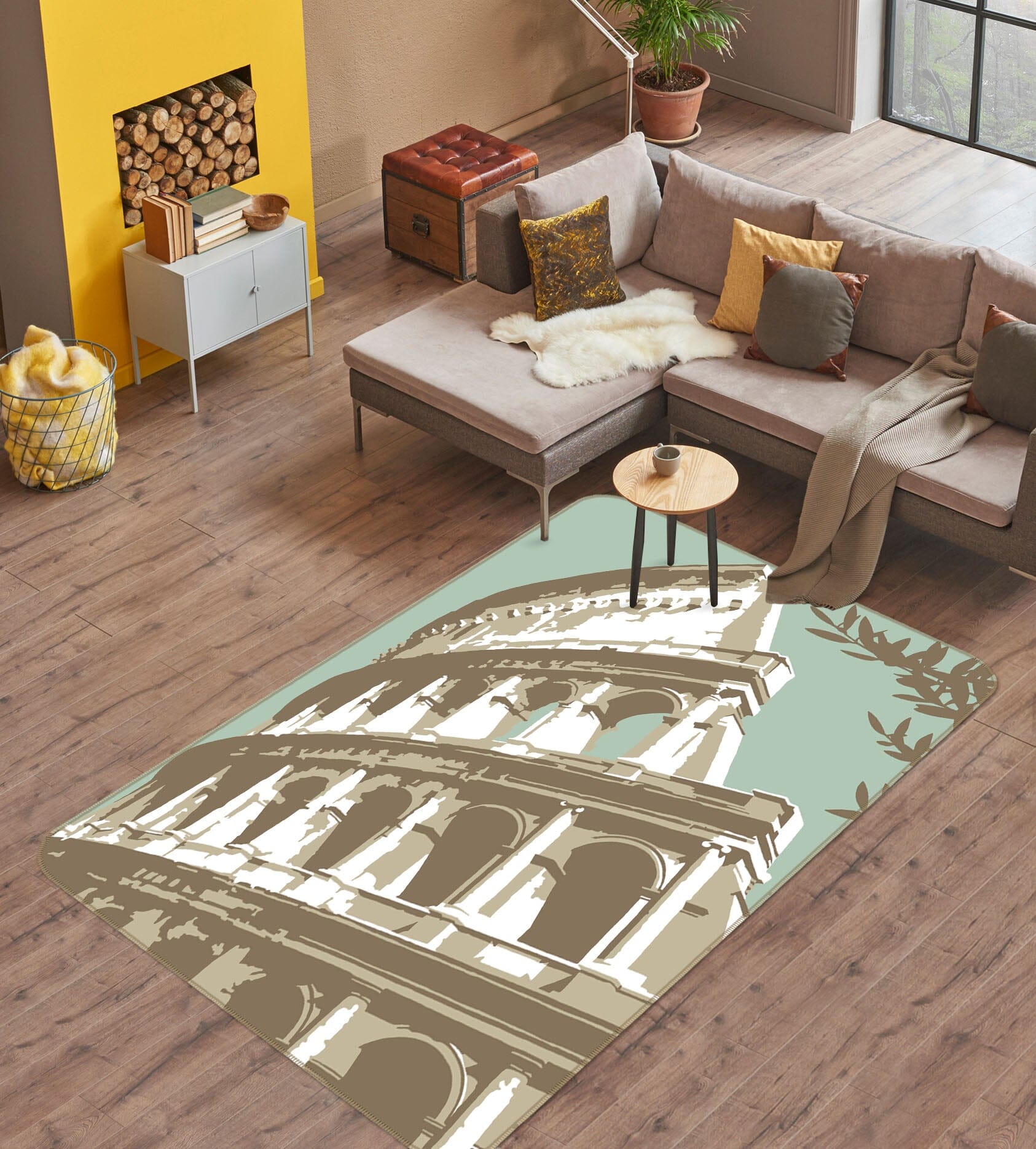3D Coloseum Rome 1111 Steve Read Rug Non Slip Rug Mat Mat AJ Creativity Home 