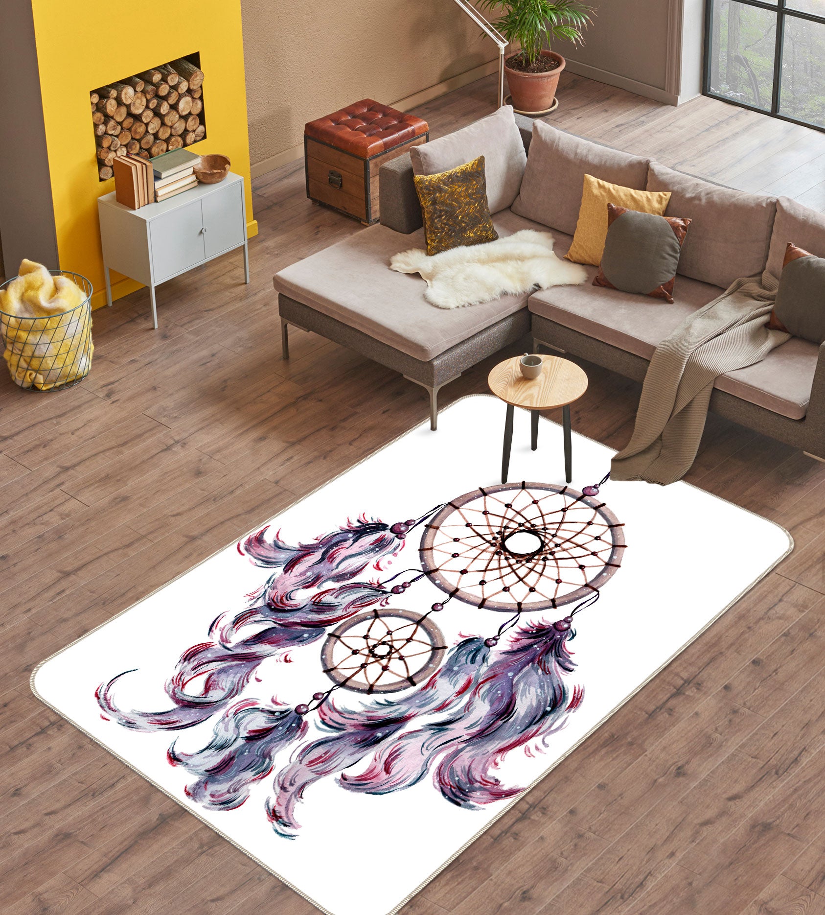 3D Dream Catcher 37101 Non Slip Rug Mat