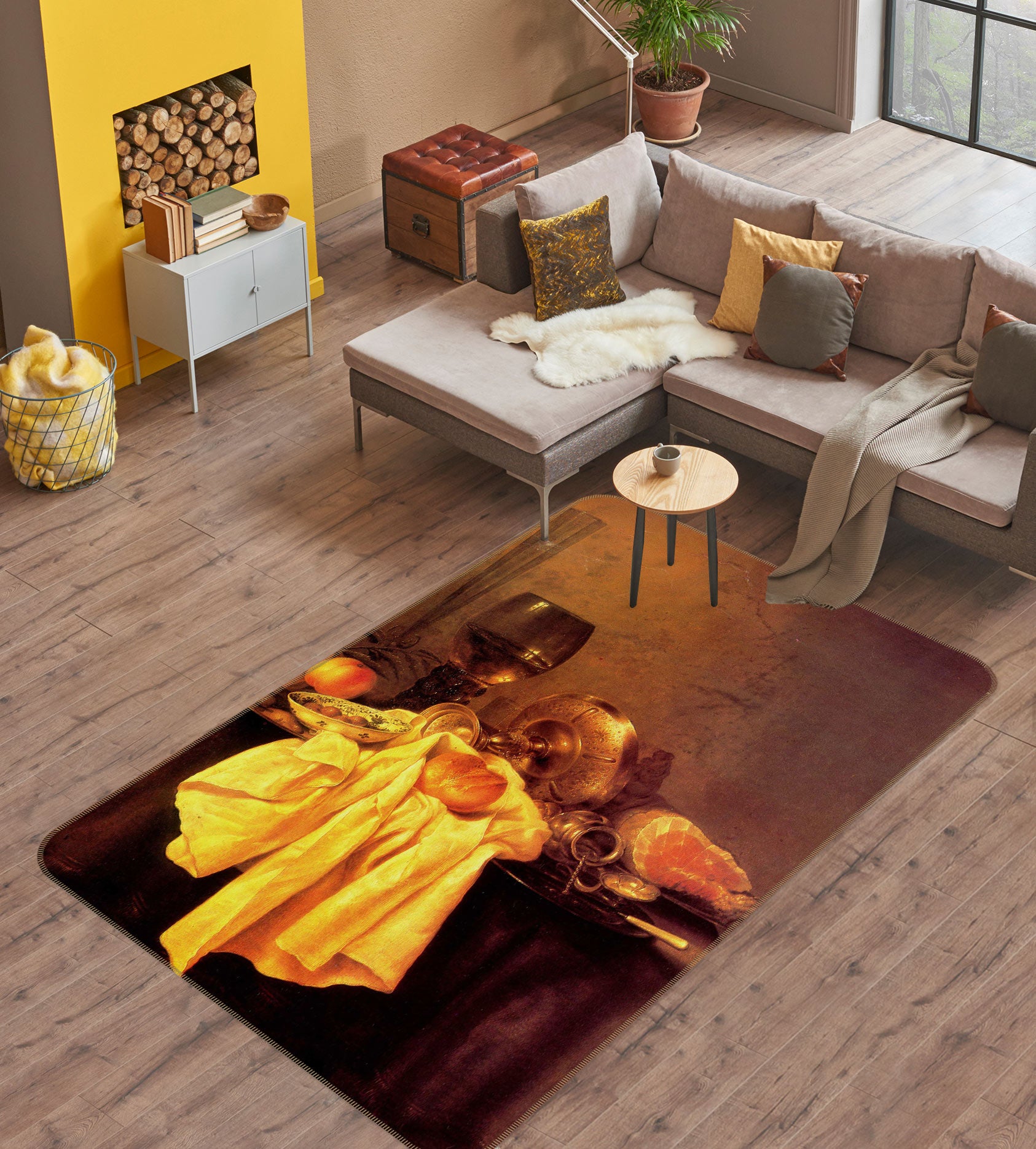 3D Fruit Cup 76216 Non Slip Rug Mat