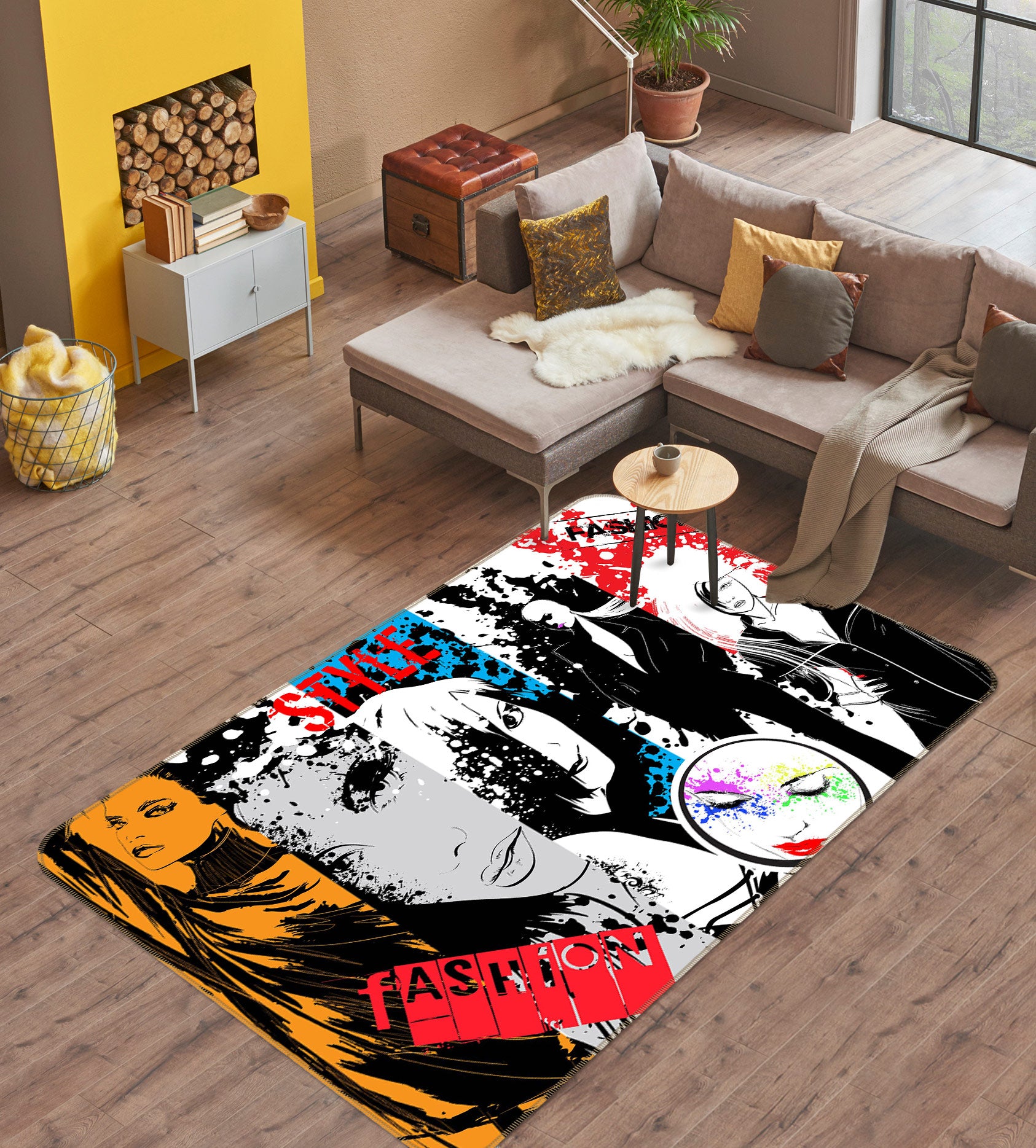 3D Model Star 1052 Non Slip Rug Mat