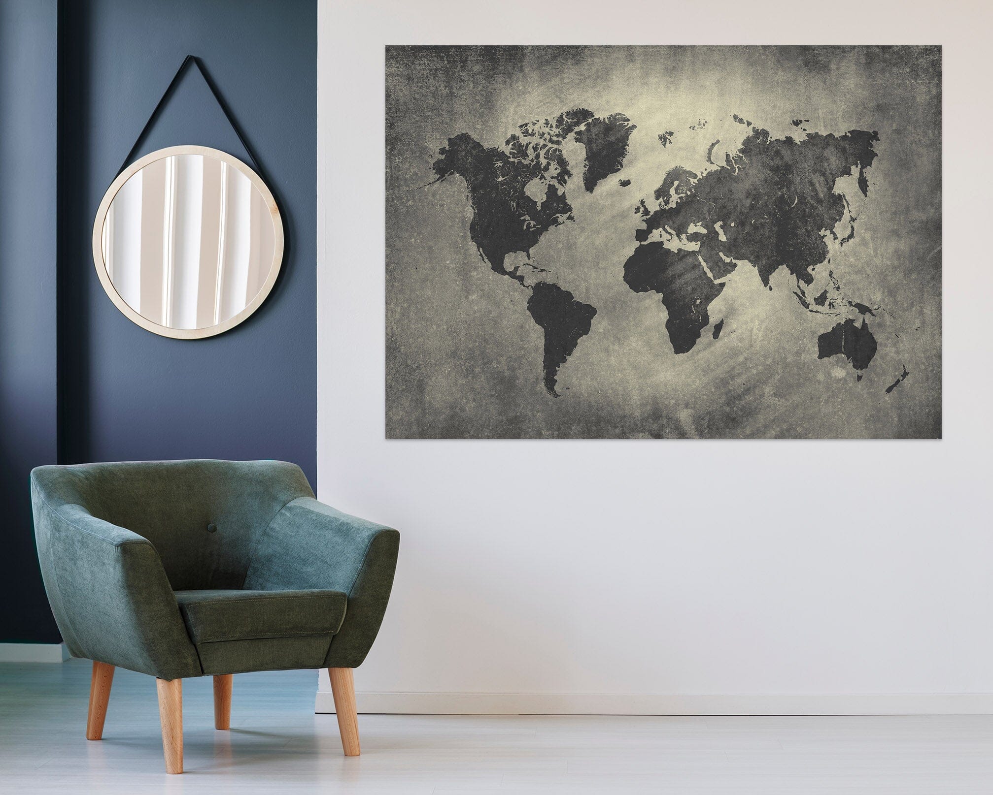 3D Black Pattern 131 World Map Wall Sticker Wallpaper AJ Wallpaper 2 