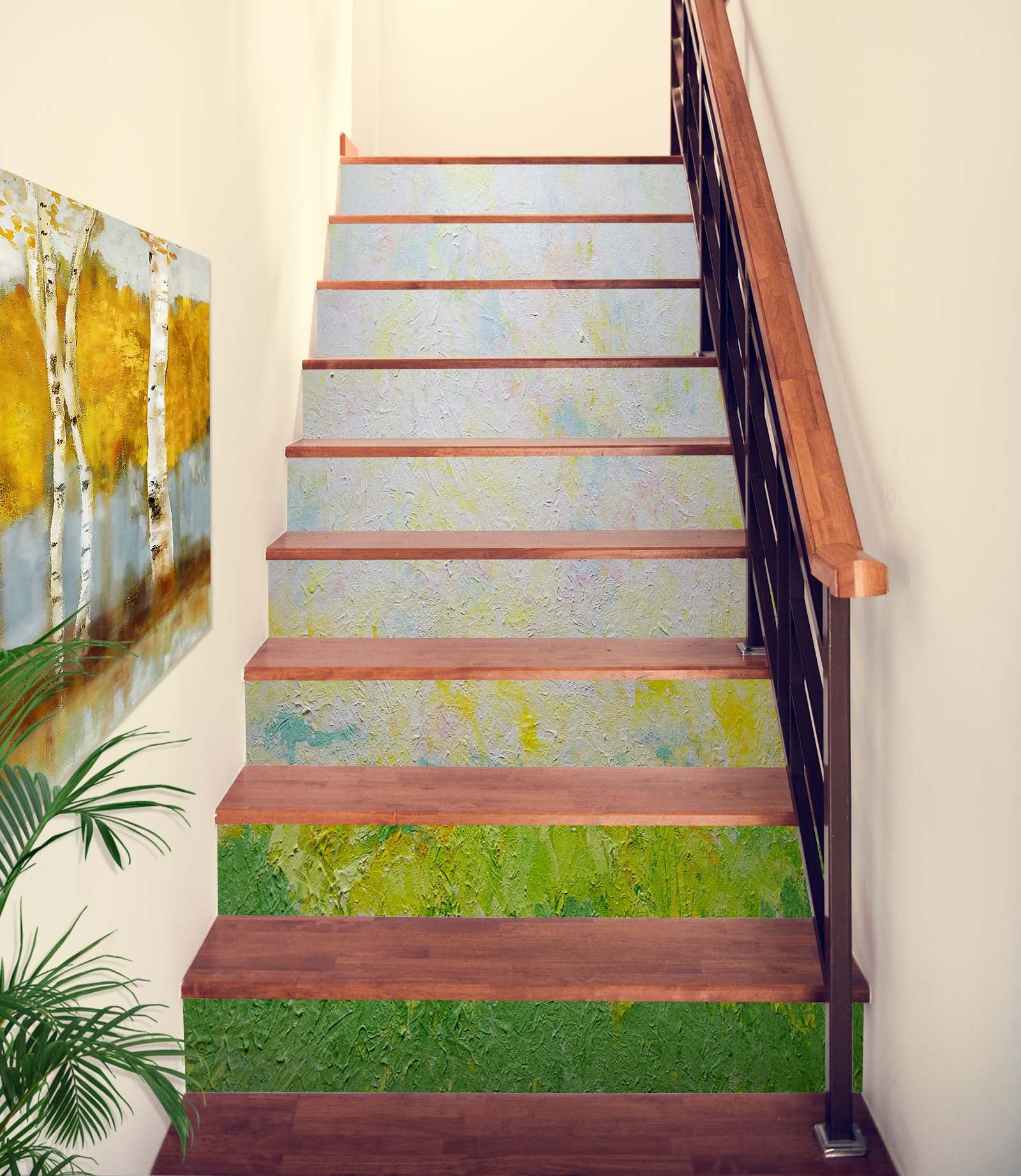 3D Green Grass 96132 Allan P. Friedlander Stair Risers