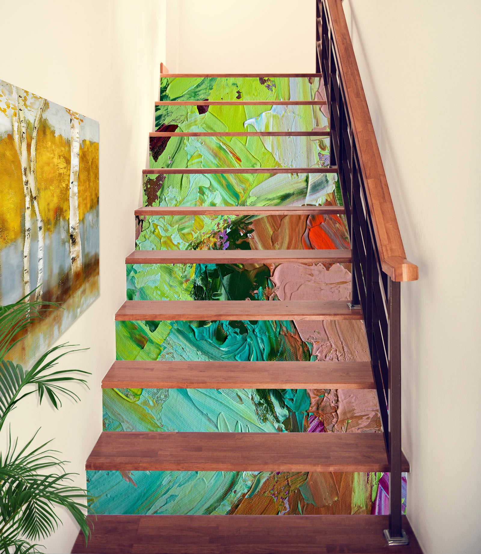 3D Paint Brush Texture 9027 Allan P. Friedlander Stair Risers