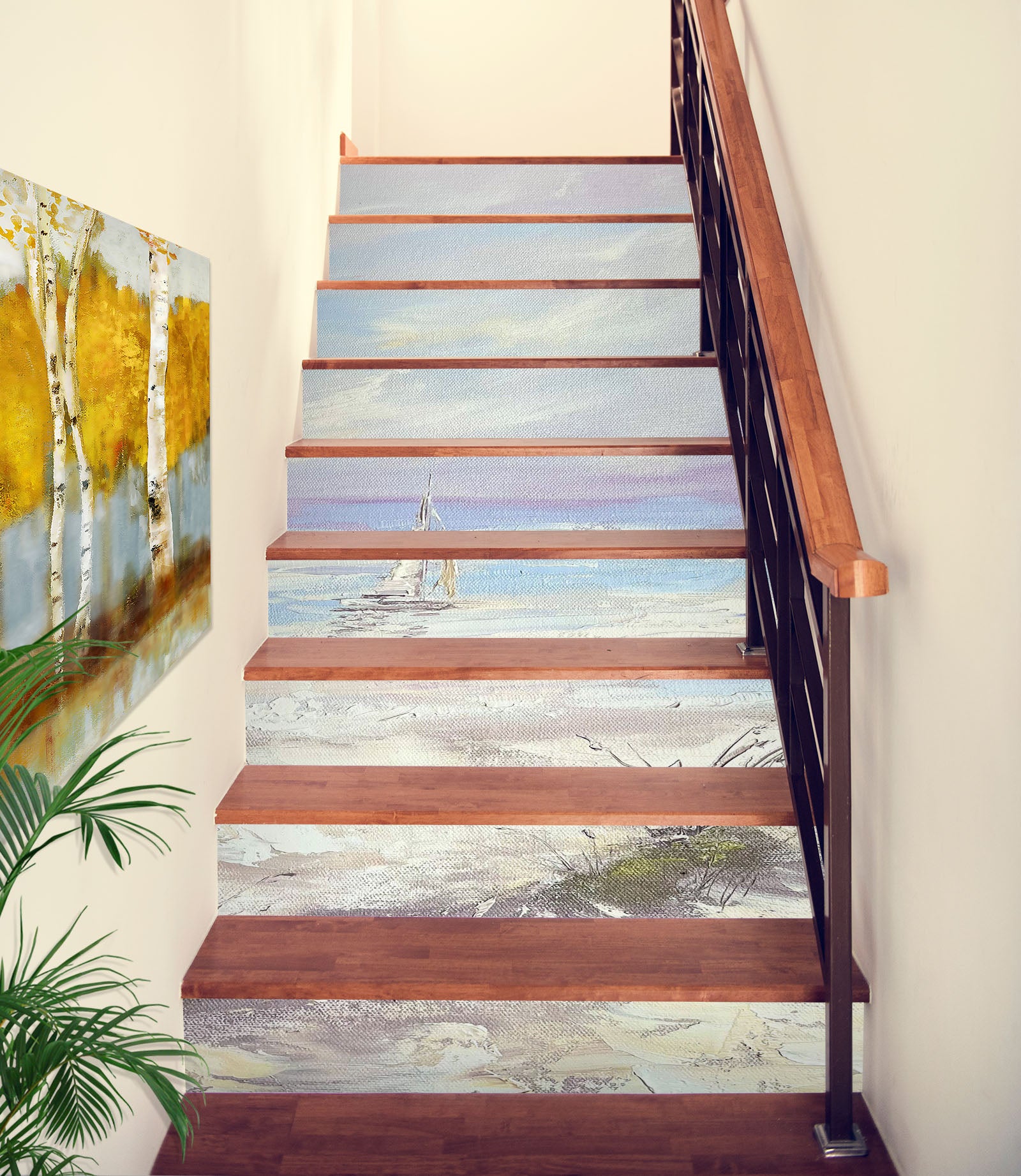 3D Sea Grass 3921 Skromova Marina Stair Risers