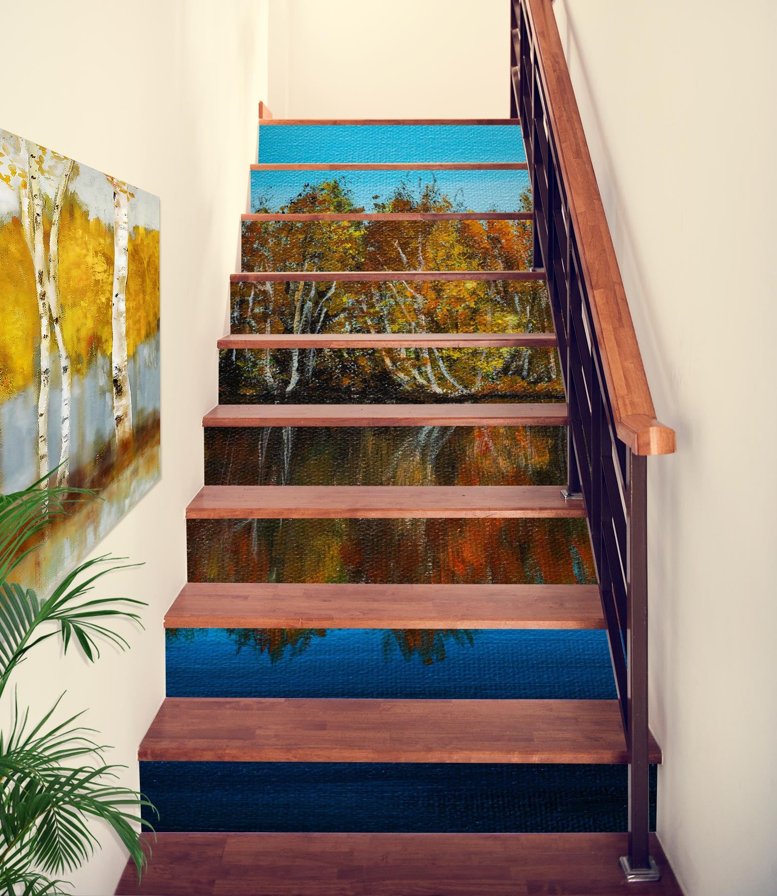 3D Woods Lake 8801 Marina Zotova Stair Risers
