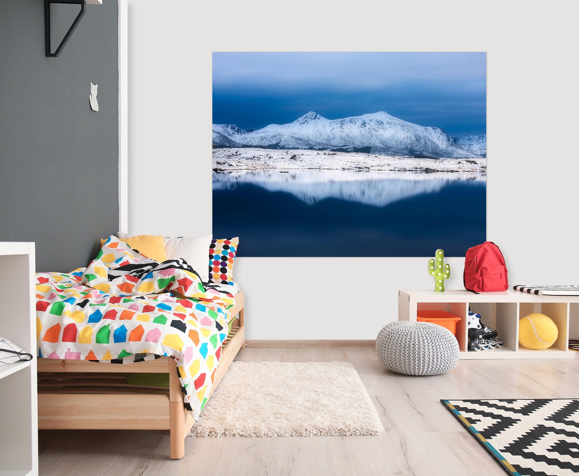 3D Ice Lake 177 Marco Carmassi Wall Sticker Wallpaper AJ Wallpaper 2 