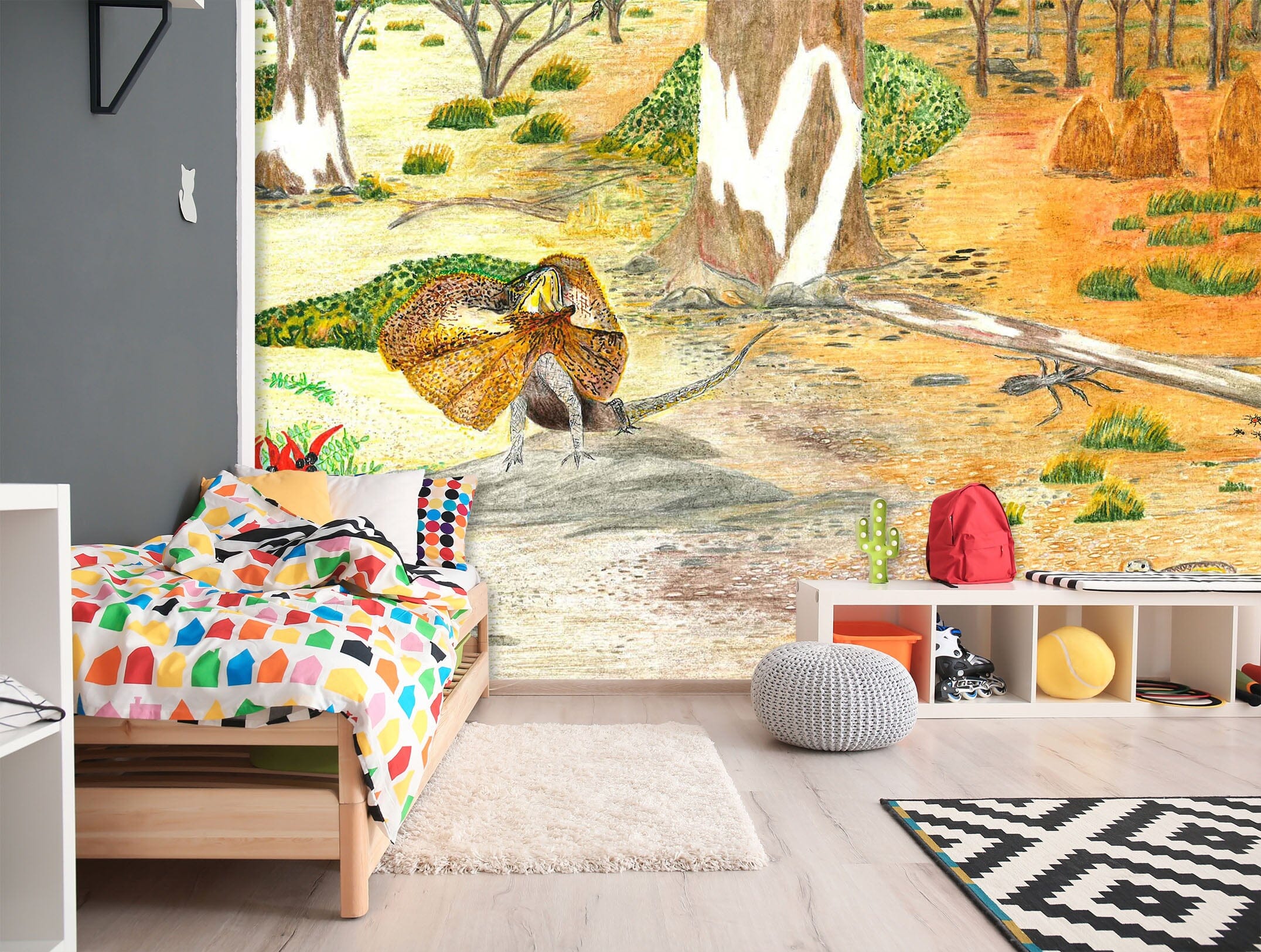 3D Forest Animals 1409 Michael Sewell Wall Mural Wall Murals Wallpaper AJ Wallpaper 2 