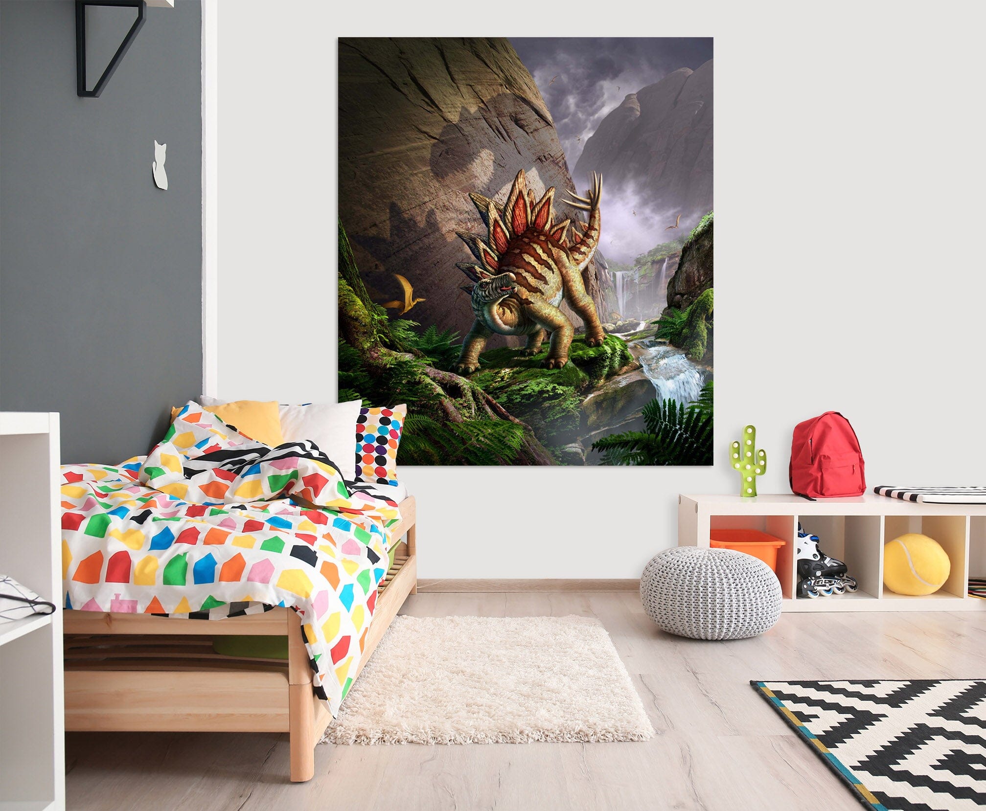 3D Dinosaur World 025 Jerry LoFaro Wall Sticker Wallpaper AJ Wallpaper 2 