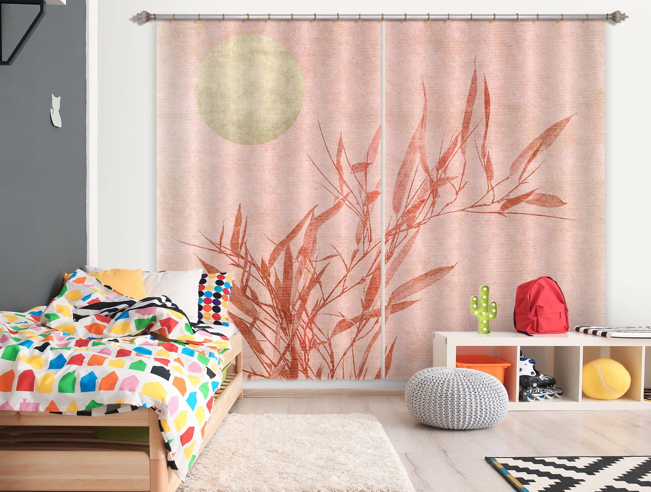 3D Sentimental Touch 050 Boris Draschoff Curtain Curtains Drapes Curtains AJ Creativity Home 