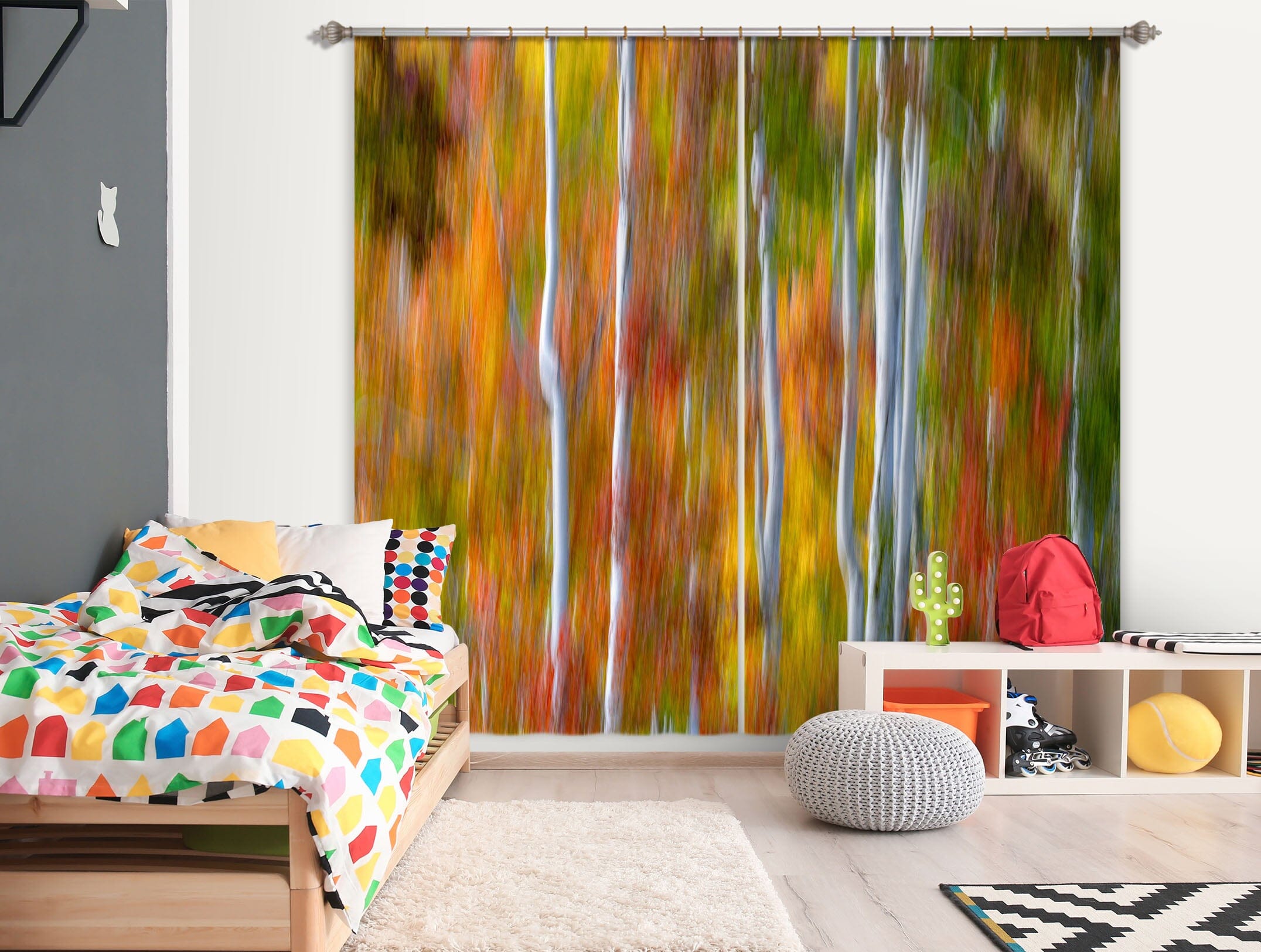 3D White Waterfall 167 Marco Carmassi Curtain Curtains Drapes Curtains AJ Creativity Home 