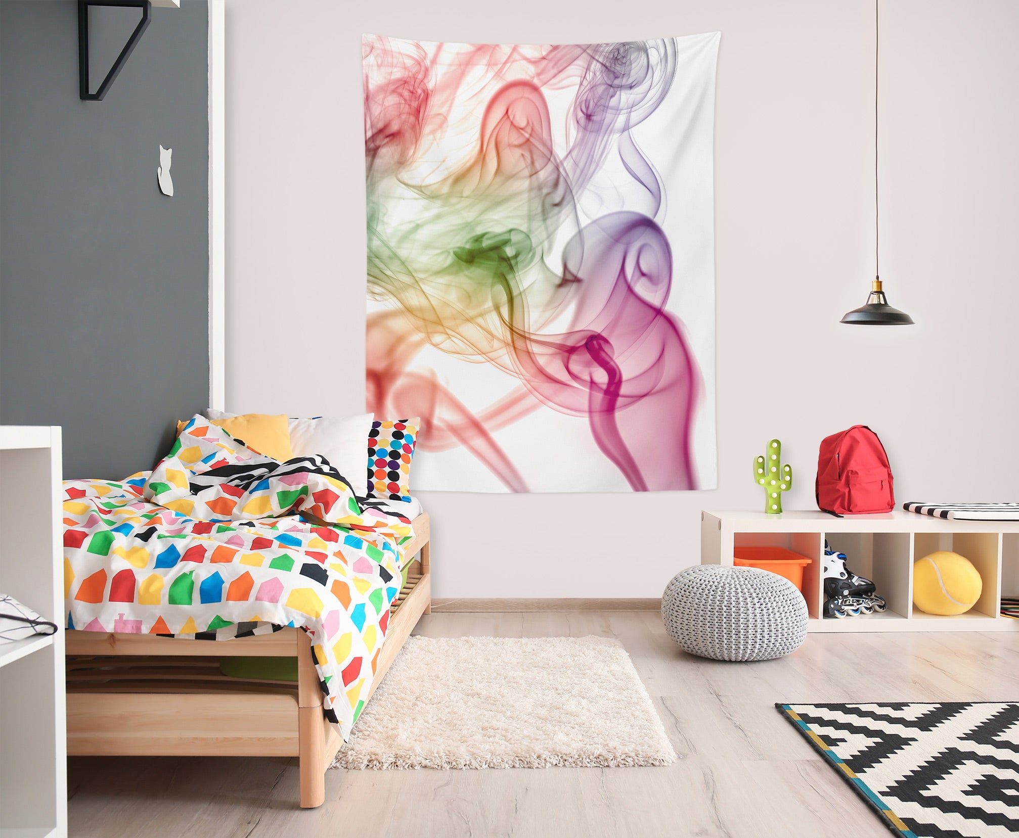 3D Colorful Texture 116172 Assaf Frank Tapestry Hanging Cloth Hang