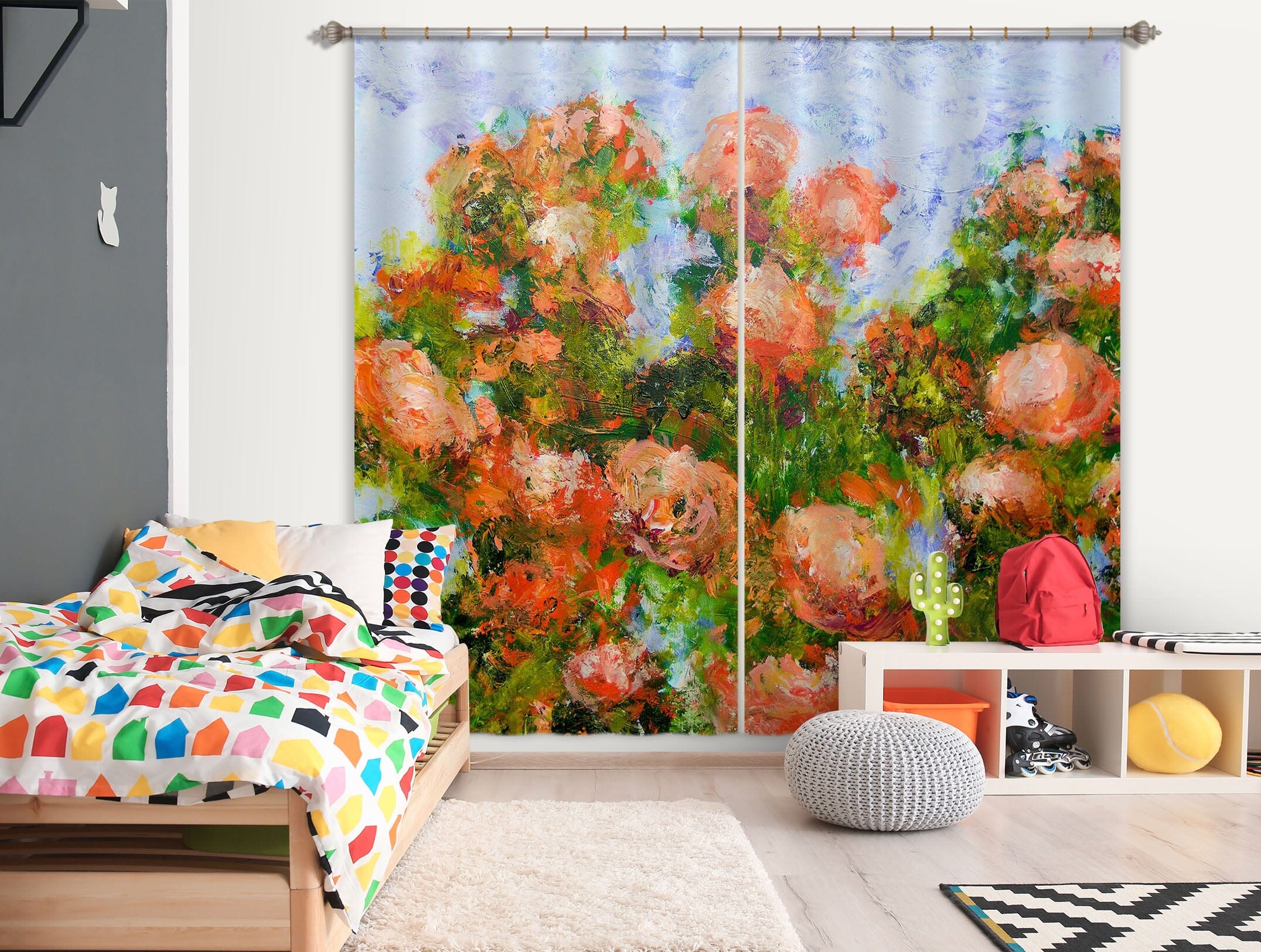 3D Red Fruit 266 Allan P. Friedlander Curtain Curtains Drapes Curtains AJ Creativity Home 