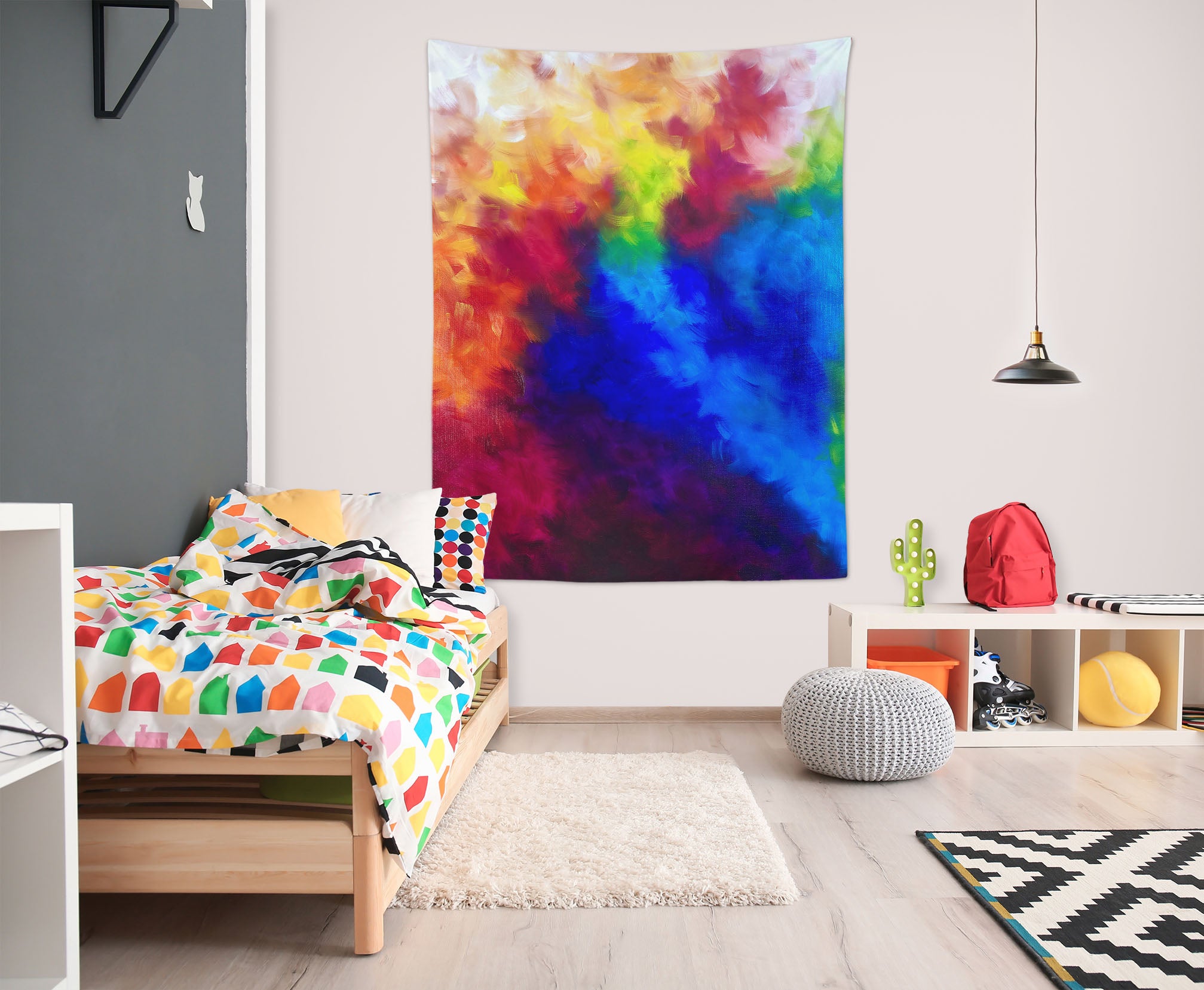 3D Color Smoke 3701 Skromova Marina Tapestry Hanging Cloth Hang