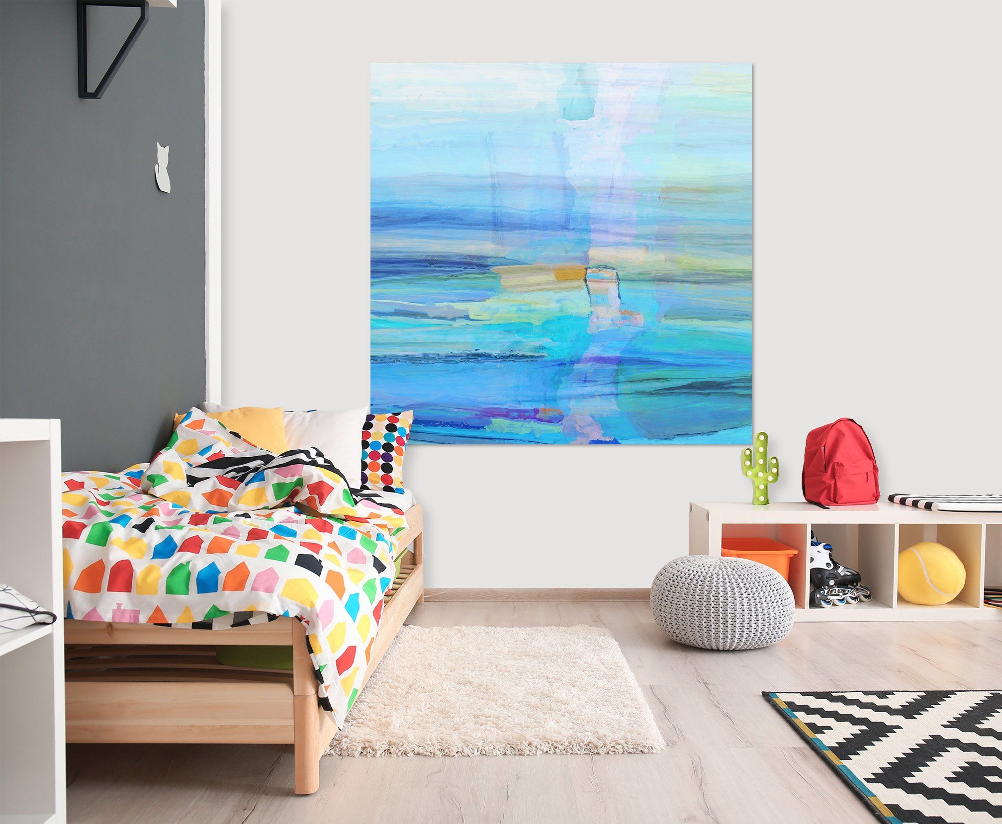 3D Blue Dream 007 Michael Tienhaara Wall Sticker Wallpaper AJ Wallpaper 2 