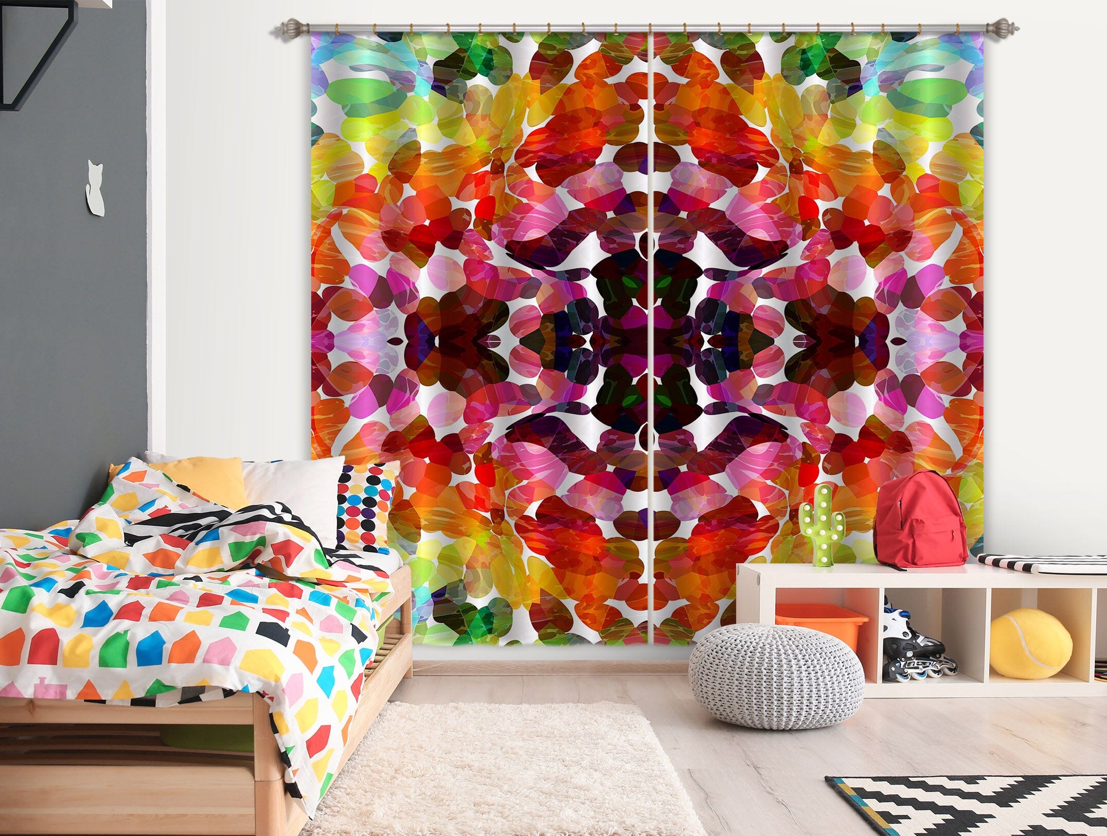 3D Divine 043 Shandra Smith Curtain Curtains Drapes Curtains AJ Creativity Home 