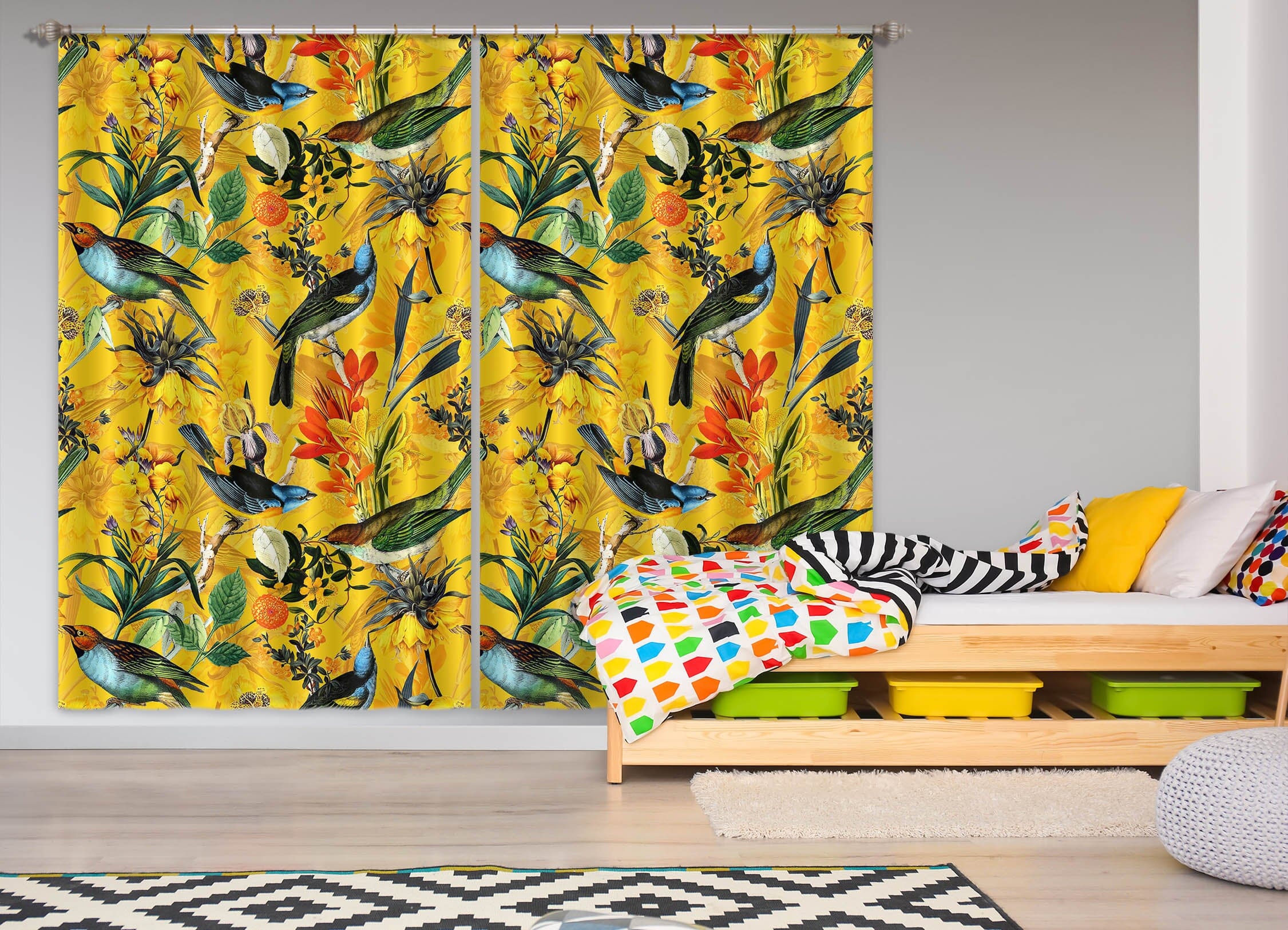 3D Golden Summer 117 Uta Naumann Curtain Curtains Drapes Curtains AJ Creativity Home 