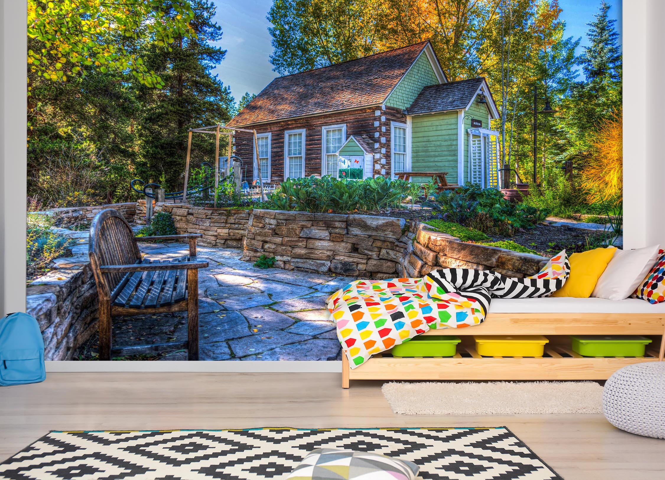 3D Early Morning Estate 2033 Wall Murals Wallpaper AJ Wallpaper 2 