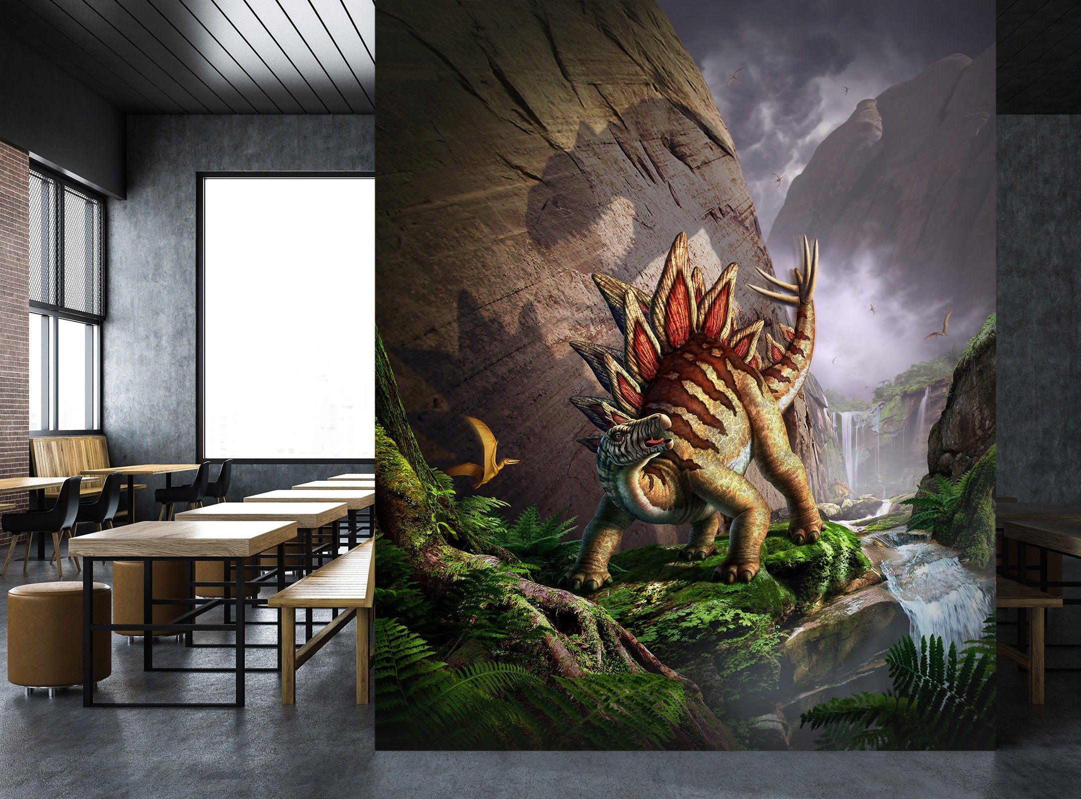 3D Ancient Dinosaur 1399 Jerry LoFaro Wall Mural Wall Murals Wallpaper AJ Wallpaper 2 