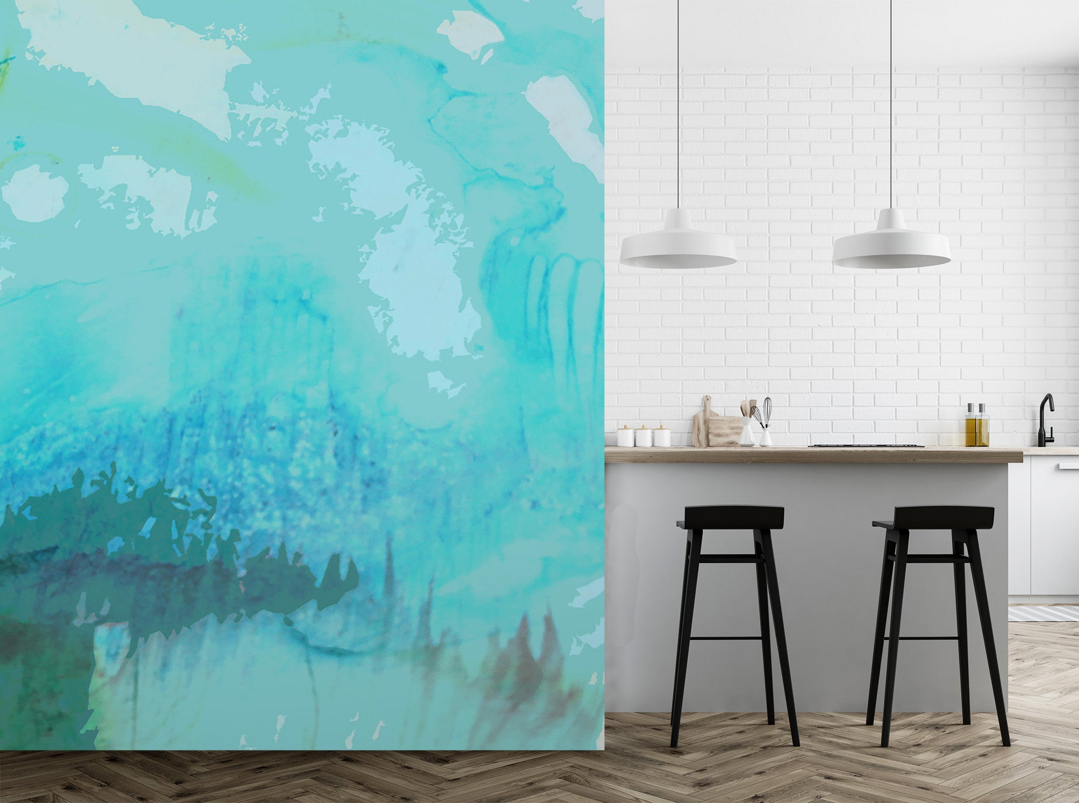 3D Blue Calm 70128 Shandra Smith Wall Mural Wall Murals