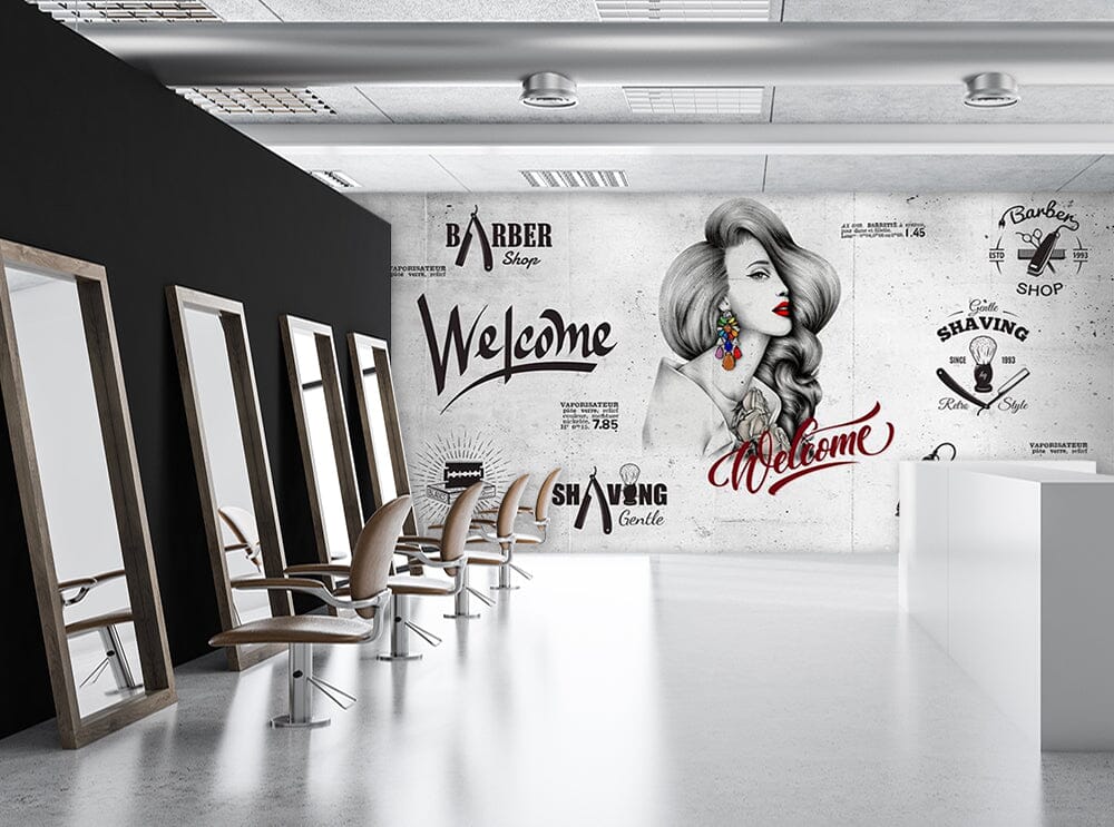 3D Short Hair Girl 1573 Wall Murals Wallpaper AJ Wallpaper 2 