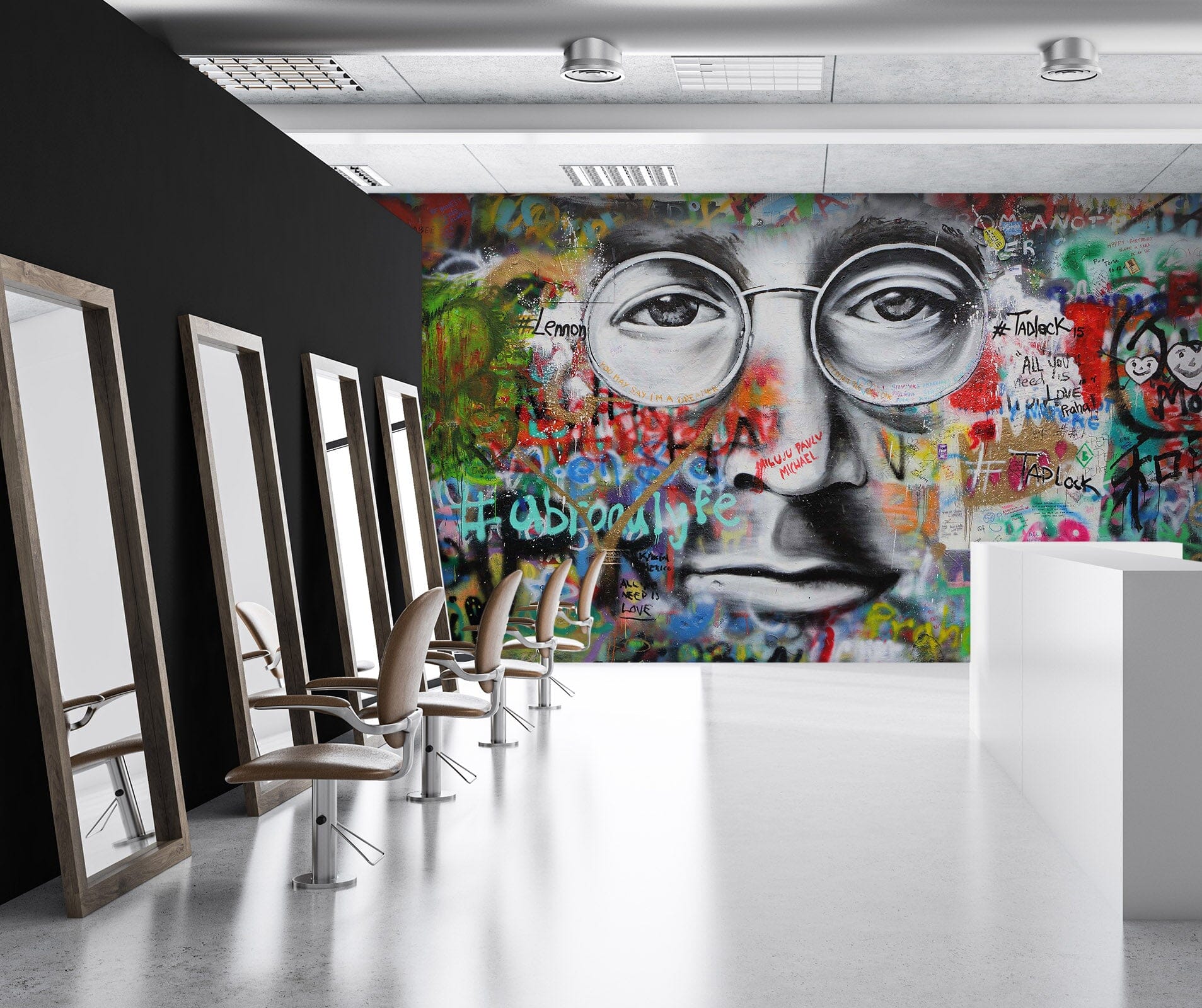 3D Glasses Men 383 Wall Murals Wallpaper AJ Wallpaper 2 