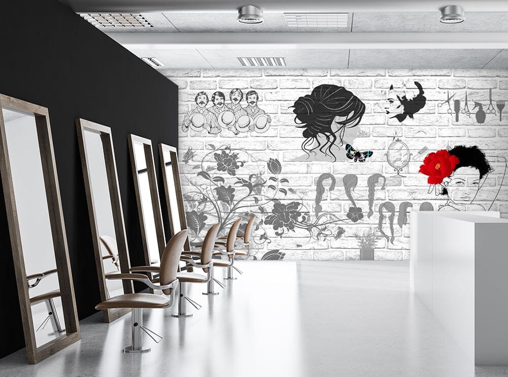 3D Barbershop 1536 Wall Murals Wallpaper AJ Wallpaper 2 