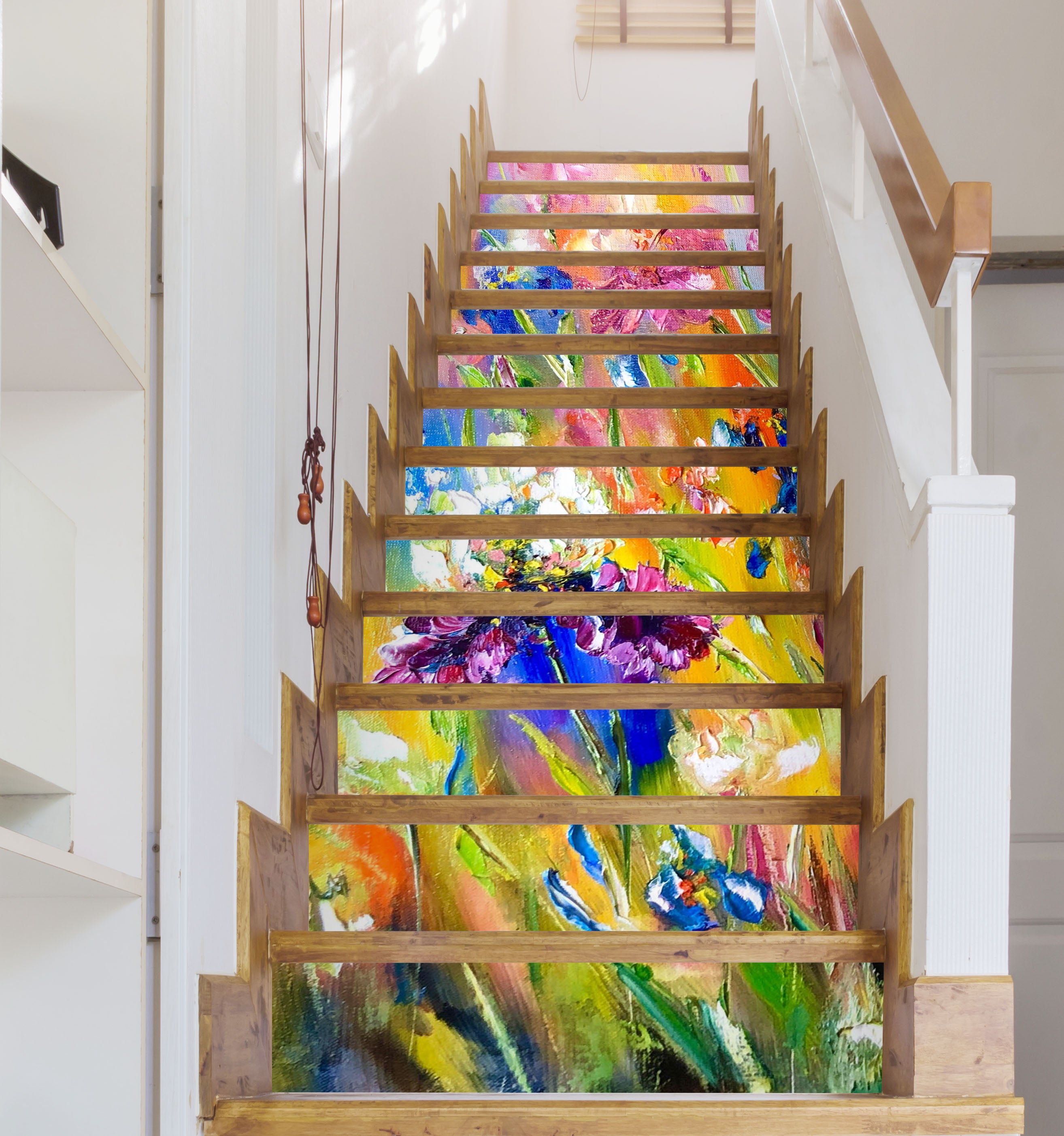 3D Watercolor Bouquet 2170 Skromova Marina Stair Risers