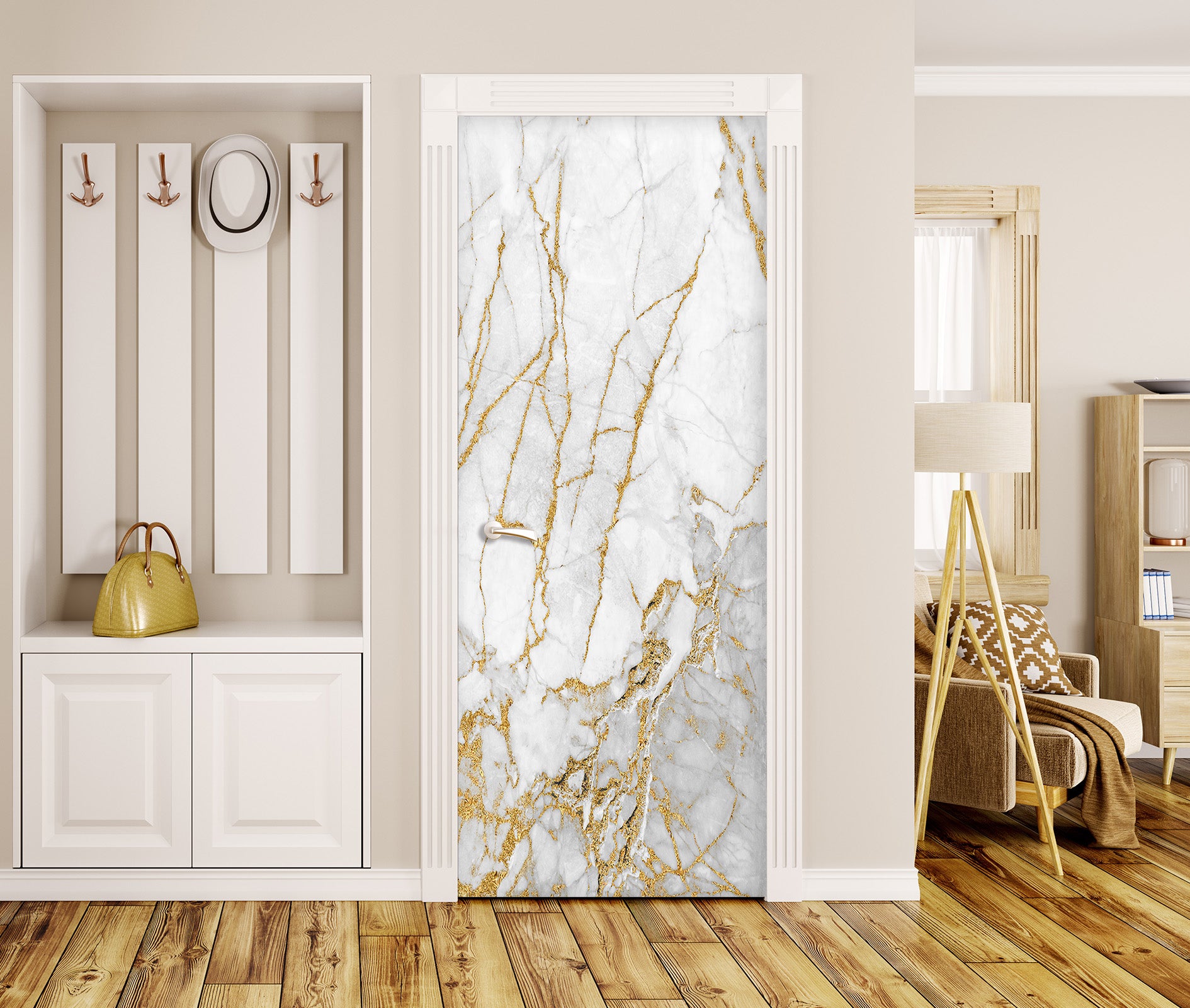 3D Marbling 25110 Door Mural