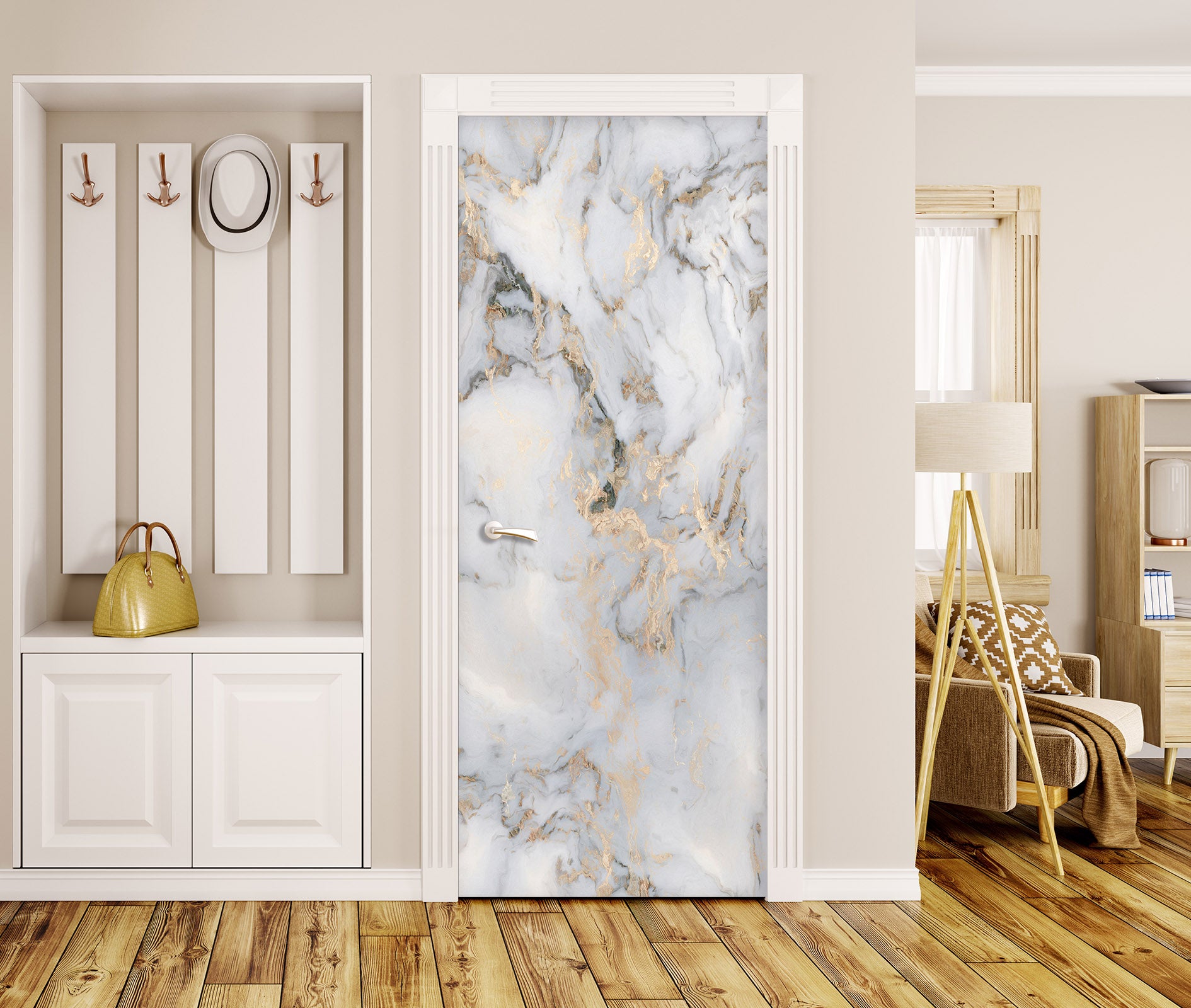 3D Marbling 25175 Door Mural
